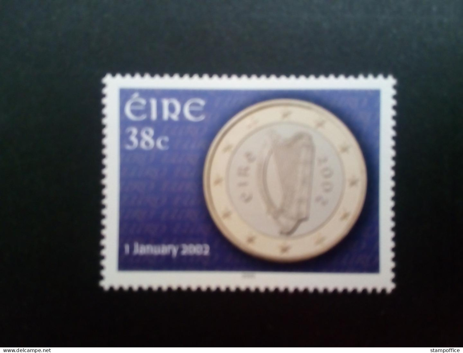 IRLAND MI-NR. 1403 POSTFRISCH(MINT) MITLÄUFER 2002 EINFÜHRUNG DER EU-MÜNZEN - Idee Europee