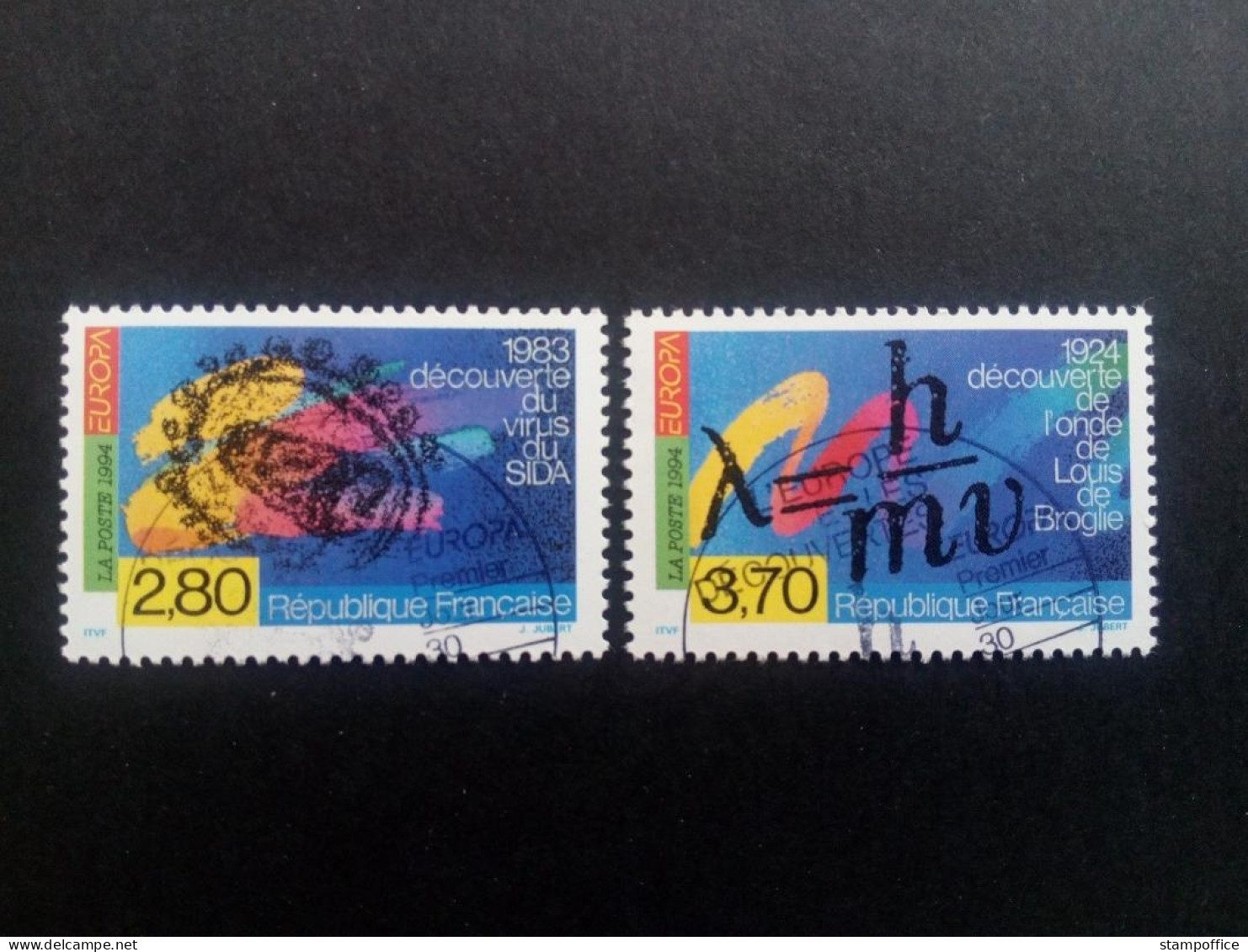 FRANKREICH MI-NR. 3021-3022 GESTEMPELT(USED) EUROPA 1994 ENTDECKUNGEN Und ERFINDUNGEN - 1994