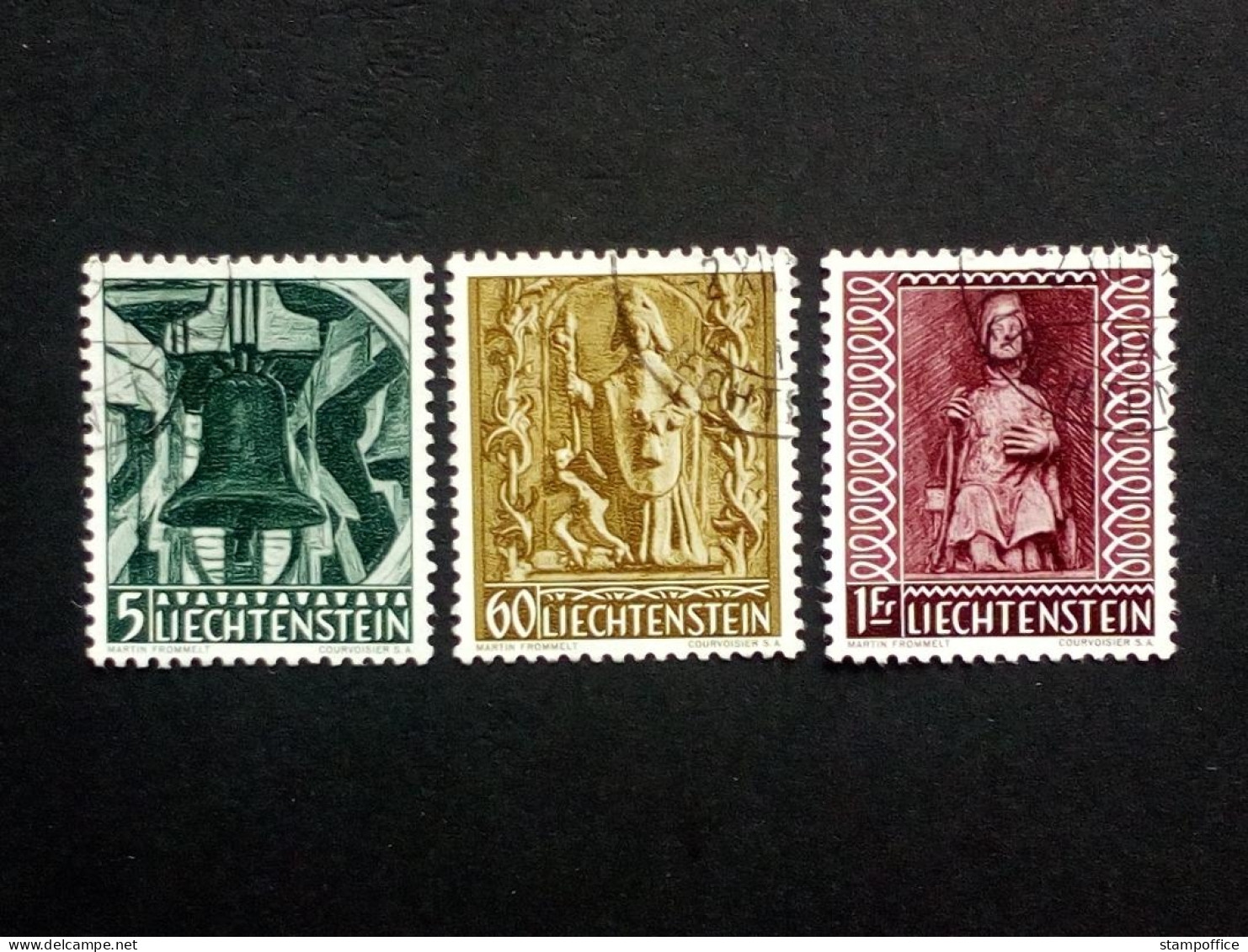 LIECHTENSTEIN MI-NR. 386-388 GESTEMPELT(USED) WEIHNACHTEN 1959 - Used Stamps