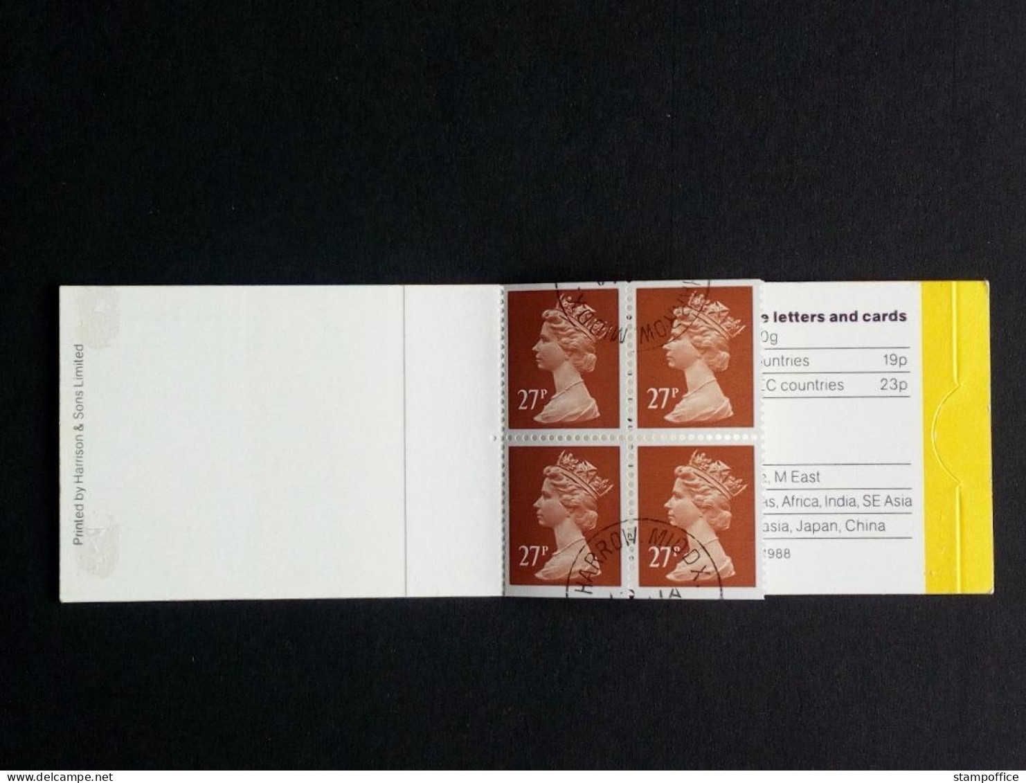 GROSSBRITANNIEN MH 0-105 GESTEMPELT(USED) KÖNIGIN ELISABETH II 1988 - Carnets