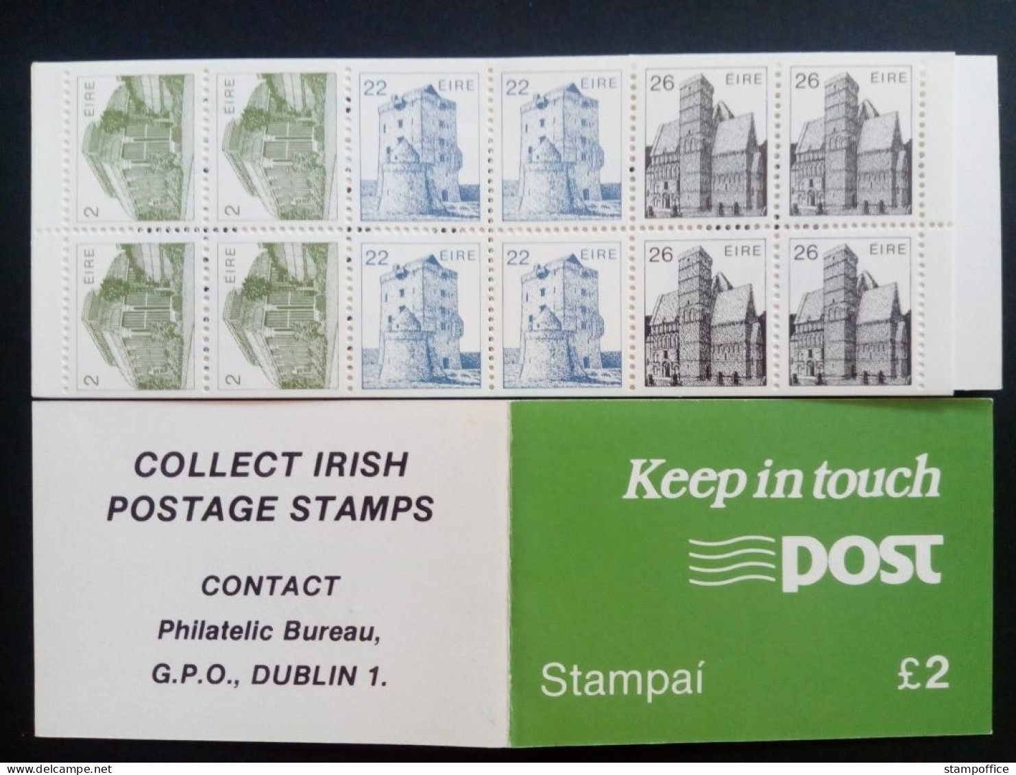 IRLAND MH 9 POSTFRISCH(MINT) IRISCHE ARCHITEKTUR 1985 - Cuadernillos