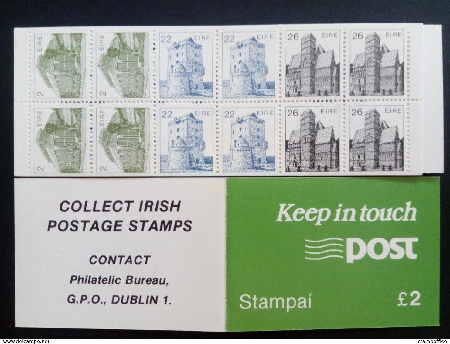 IRLAND MH 9 POSTFRISCH(MINT) IRISCHE ARCHITEKTUR 1985 - Carnets