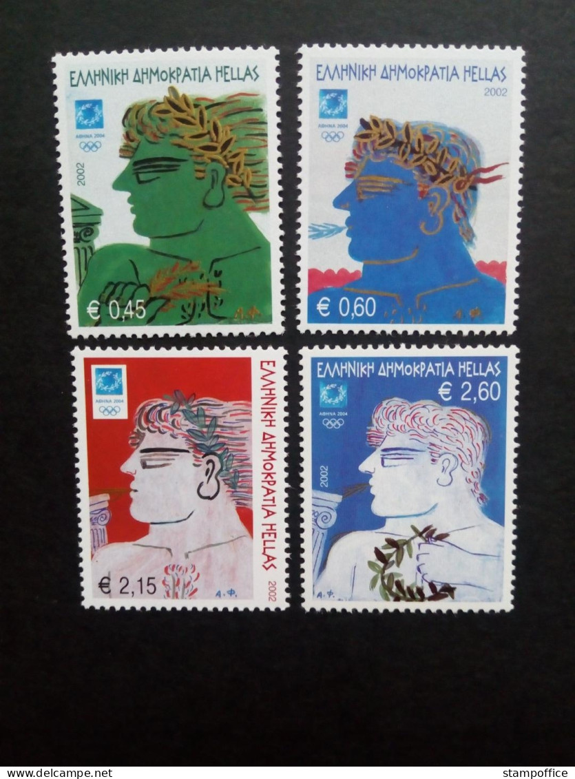 GRIECHENLAND MI-NR. 2120-2123 POSTFRISCH(MINT) OLYMPISCHE SPIELE 2004 ATHEN(IV) DIE SIEGER - Nuovi