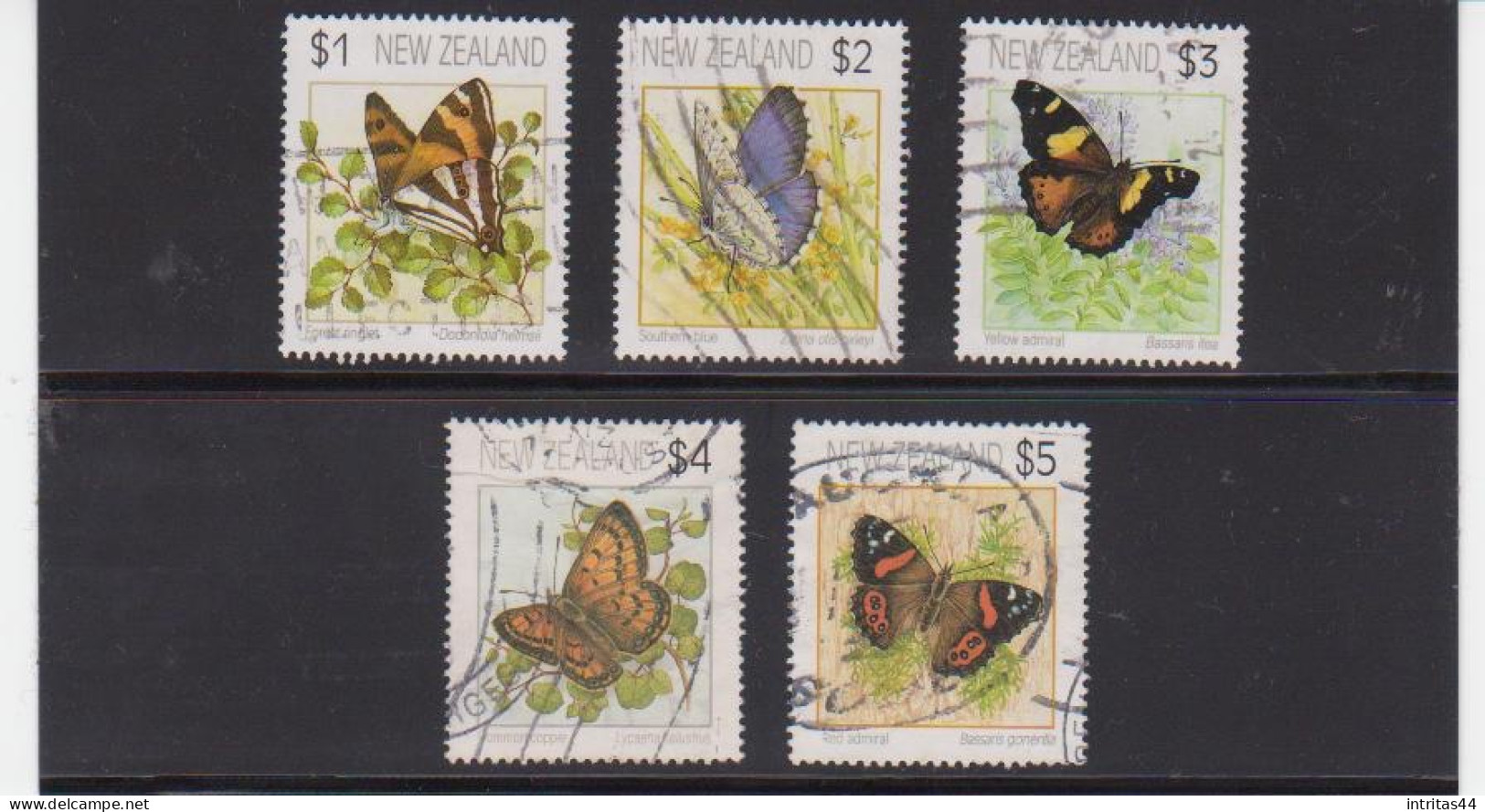 NEW ZEALAND 1991-95 BUTTERFLY DEFINITIVES  SET VFU - Gebruikt