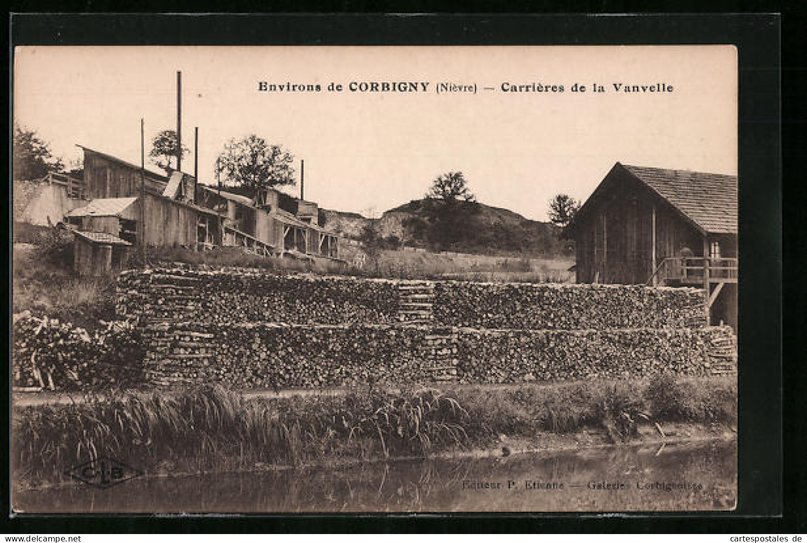 CPA Corbigny, Carrières De La Vanvelle  - Corbigny
