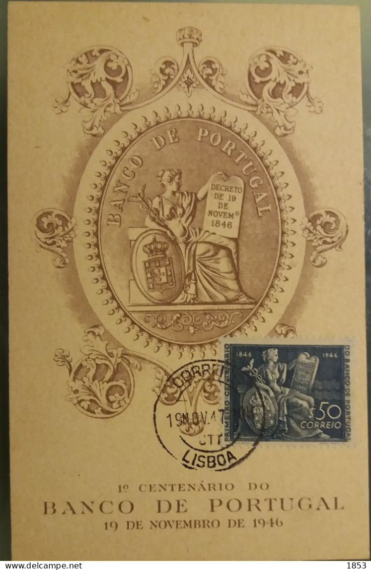 POSTAL MÁXIMO - BANCO DE PORTUGAL - Maximum Cards & Covers