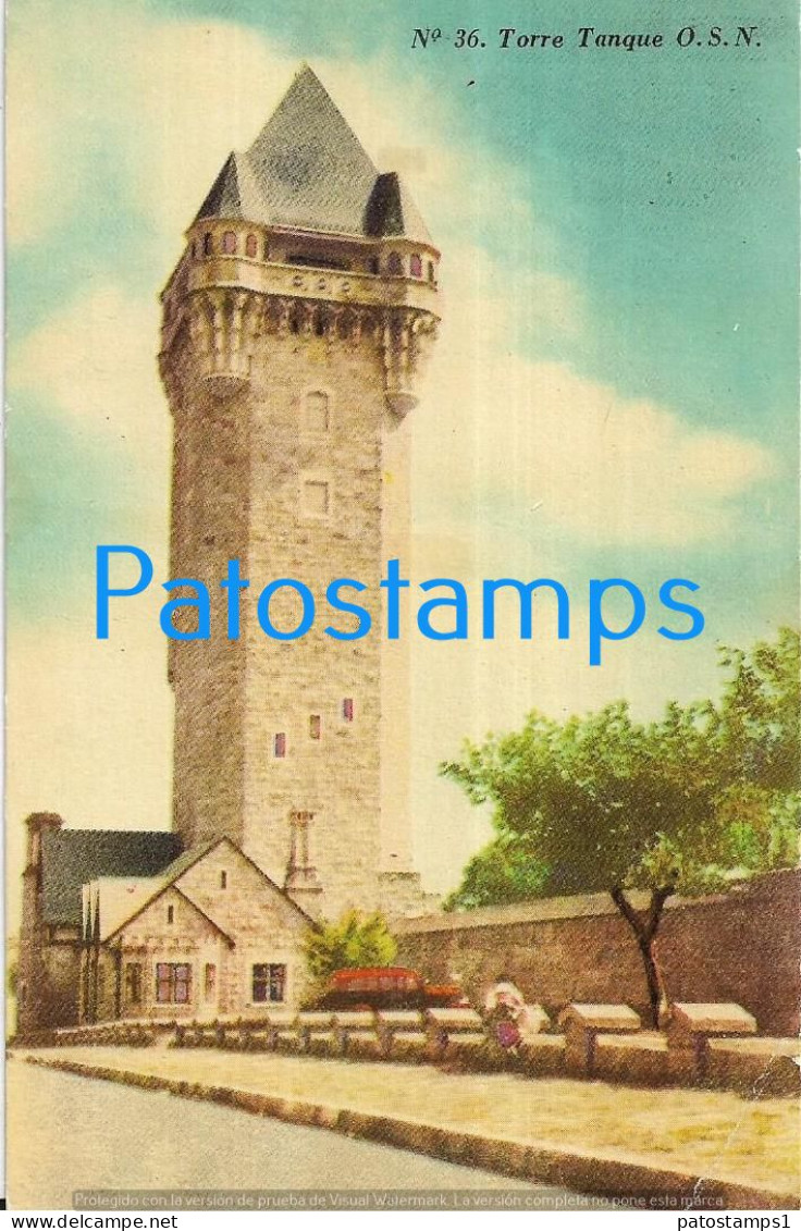 226566 ARGENTINA MAR DEL PLATA TORRE TANQUE O.S.N BREAK POSTAL POSTCARD - Argentinië