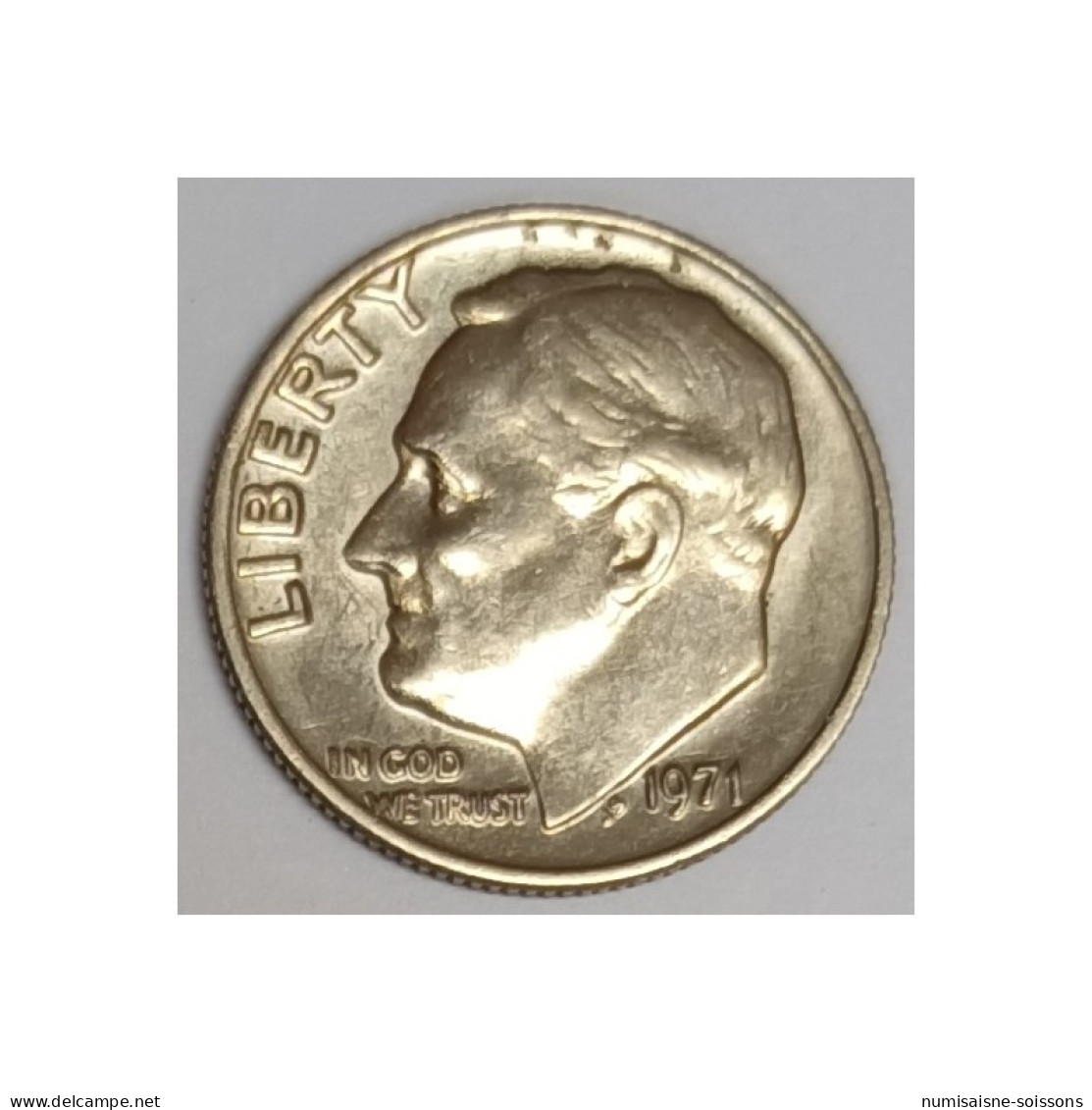 ETATS UNIS - KM 195 - 1 DIME 1971 - FRANKLIN ROOSEVELT - TTB+ - 1946-...: Roosevelt