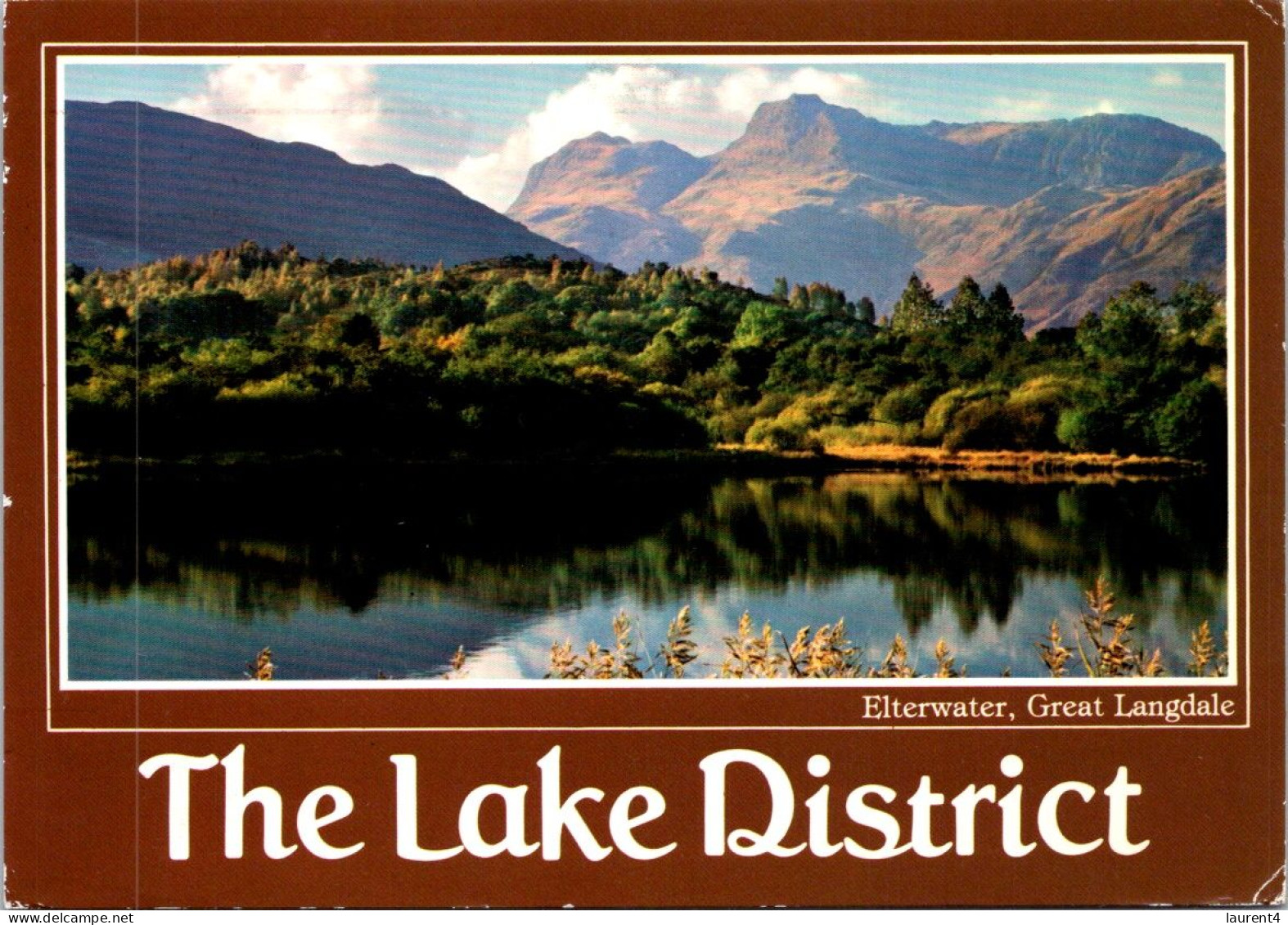 7-4-2024 (1 Z 16) UK - Posted To France 1993 (with Sherlock Holmes Stamp) The Lake District - Andere & Zonder Classificatie