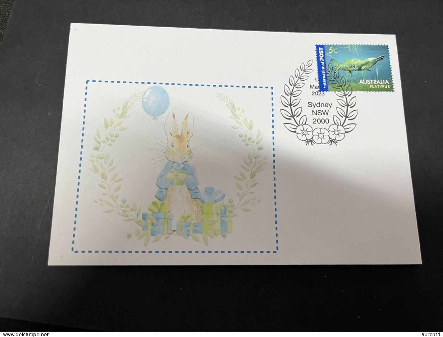 7-4-2024 (1 Z 17) Peter Rabbit By Author Beatrix Potter (OZ Stamp) - Fumetti