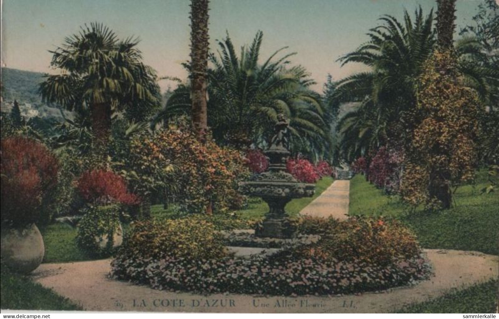 94063 - Frankreich - Cote D\\\\\\\\’Azur - Une Allee Fleurie - Ca. 1925 - Andere