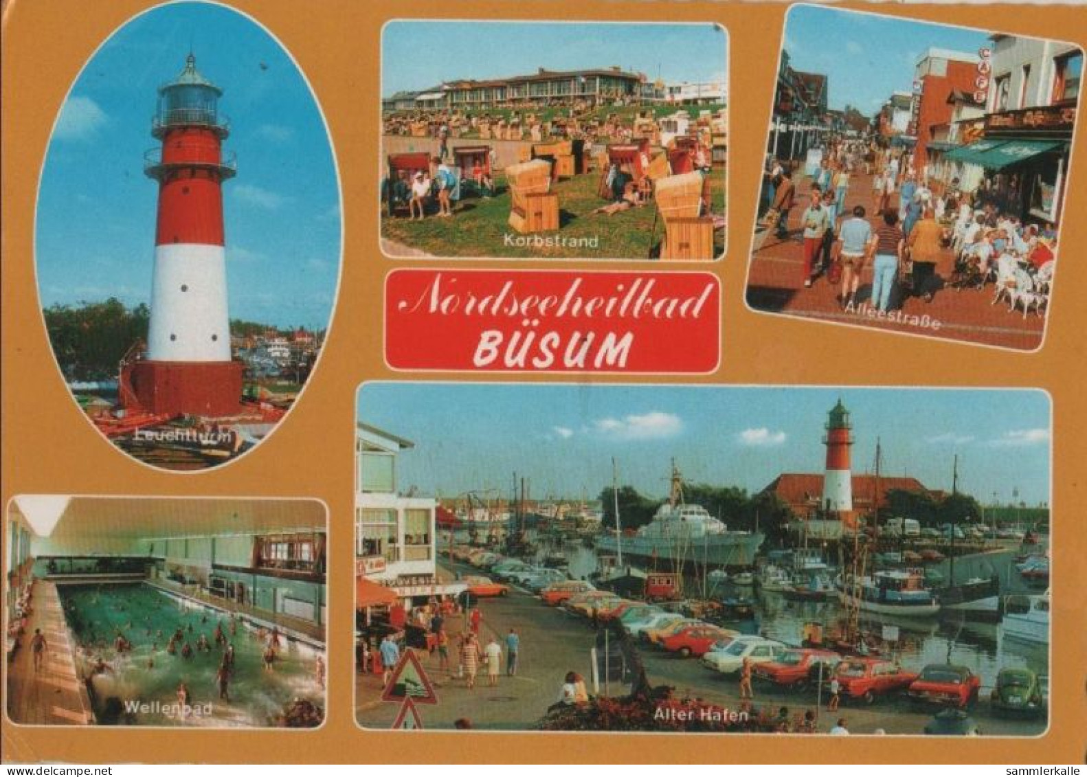 105416 - Büsum - U.a. Alter Hafen - 1989 - Büsum