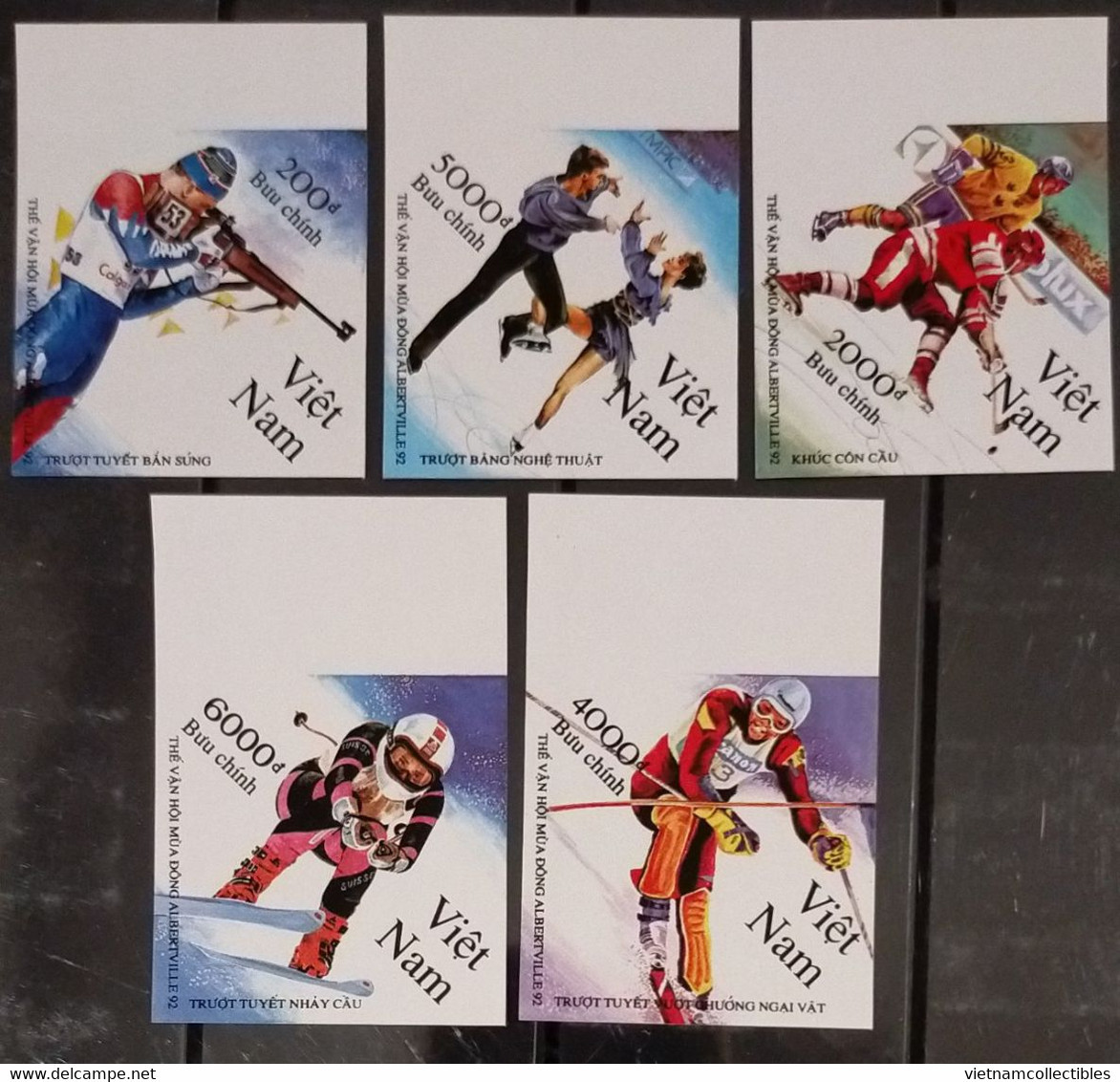 Vietnam Viet Nam MNH Imperf Stamps 1992 : Winter Olympic Games Albertville / Ice Hockey (Ms635) - Vietnam