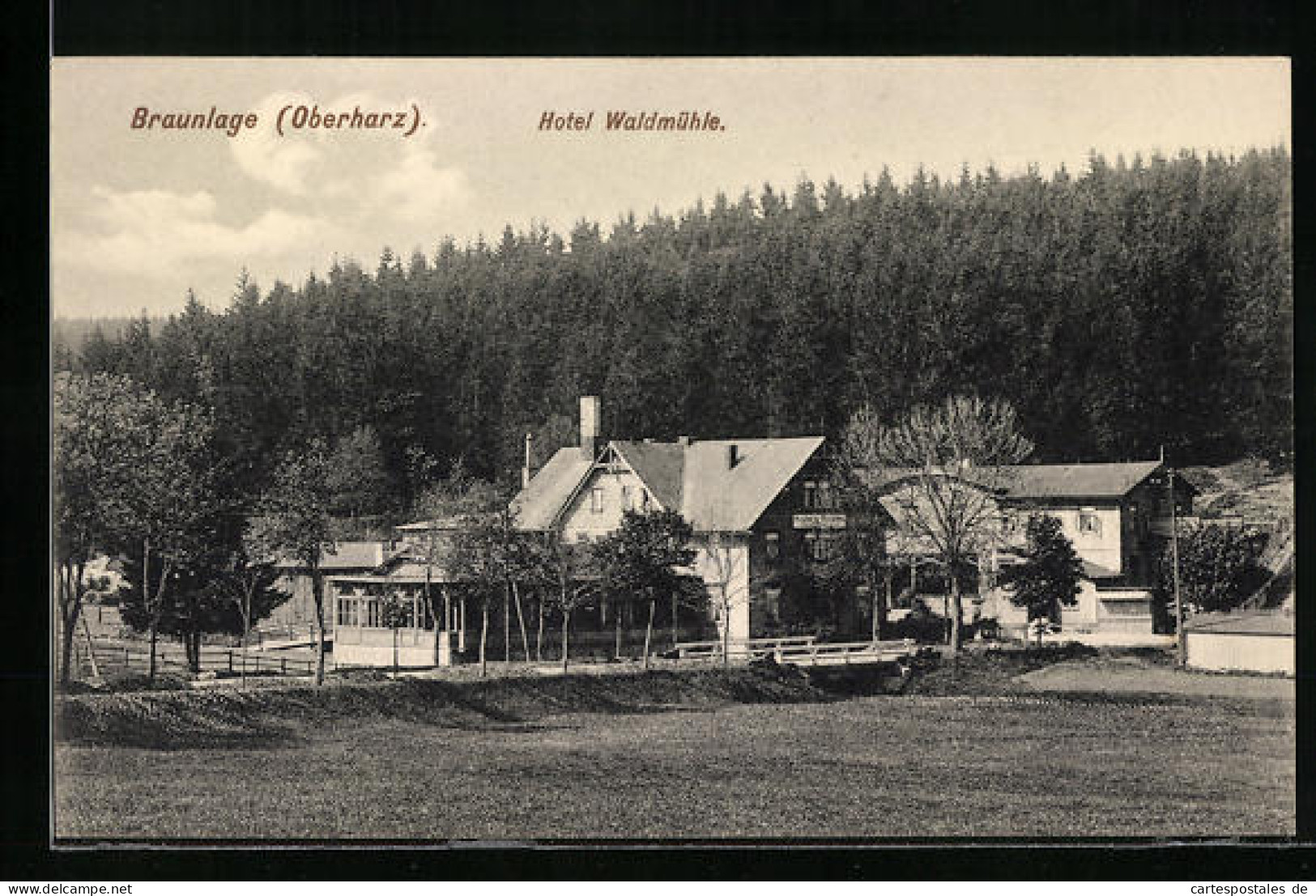 AK Braunlage /Oberharz, Hotel Waldmühle  - Oberharz