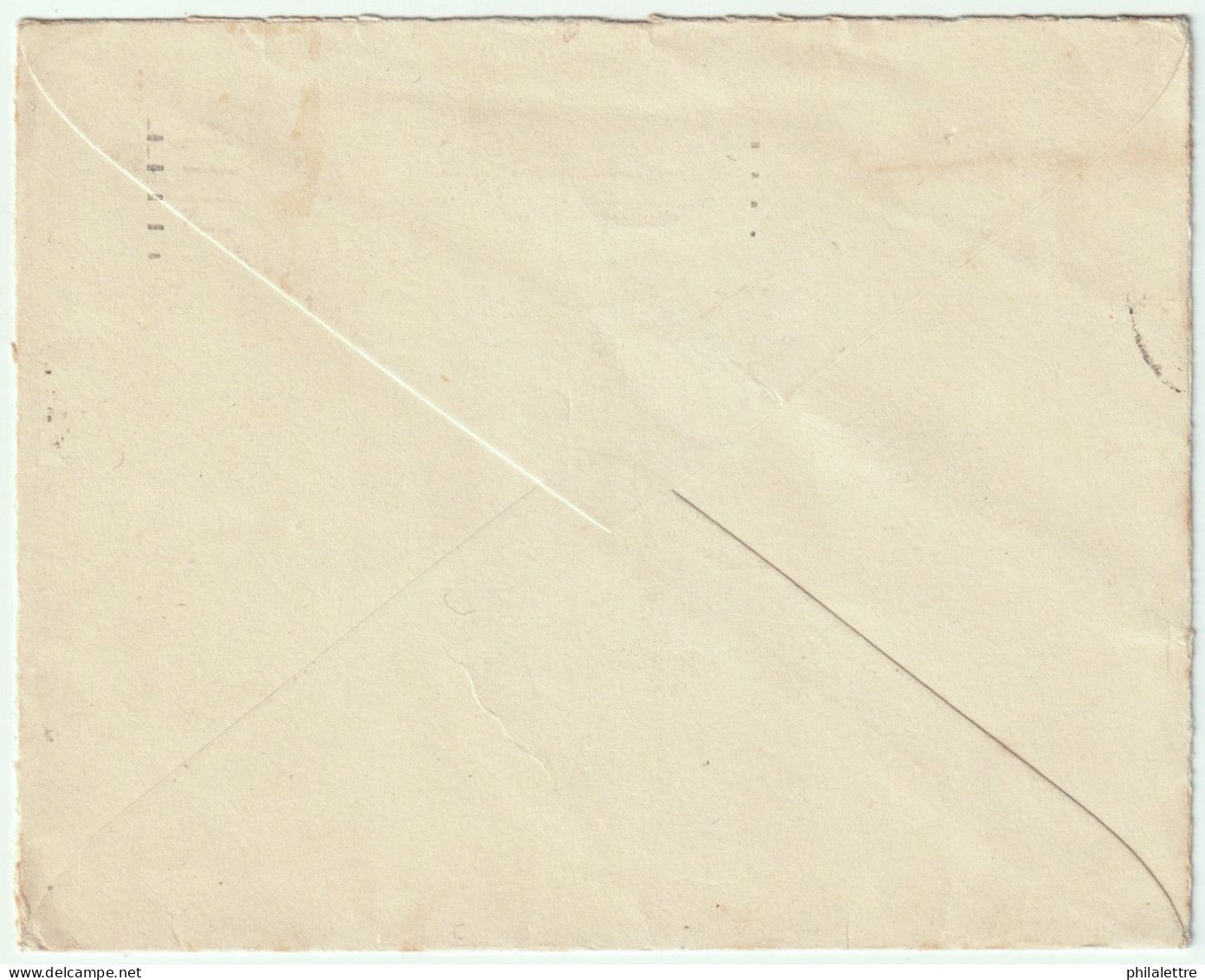 FRANCE - 1936 TAXE 1fr20c (2x10c & 1fr Duval) Sur Enveloppe Sous Affranchie De Londres à Montargis, Loiret - 1859-1959 Lettres & Documents