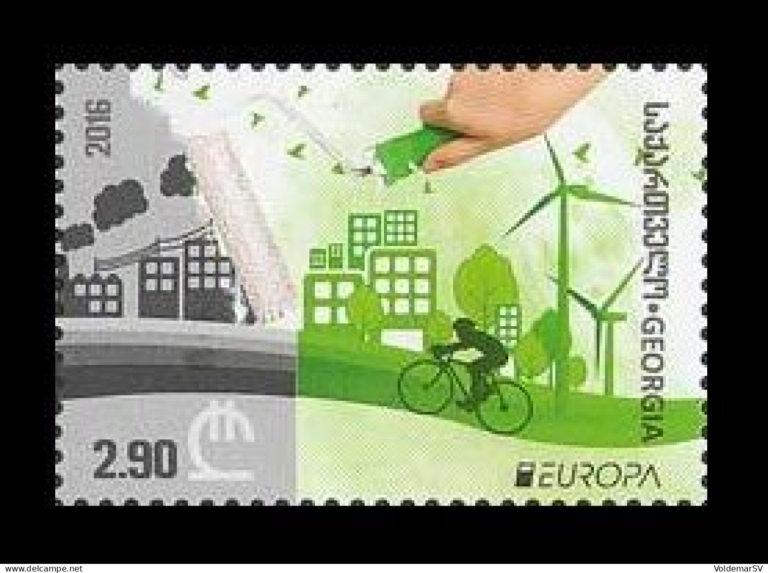 Georgia 2016 Mih. 681 Europa. Think Green MNH ** - Georgien