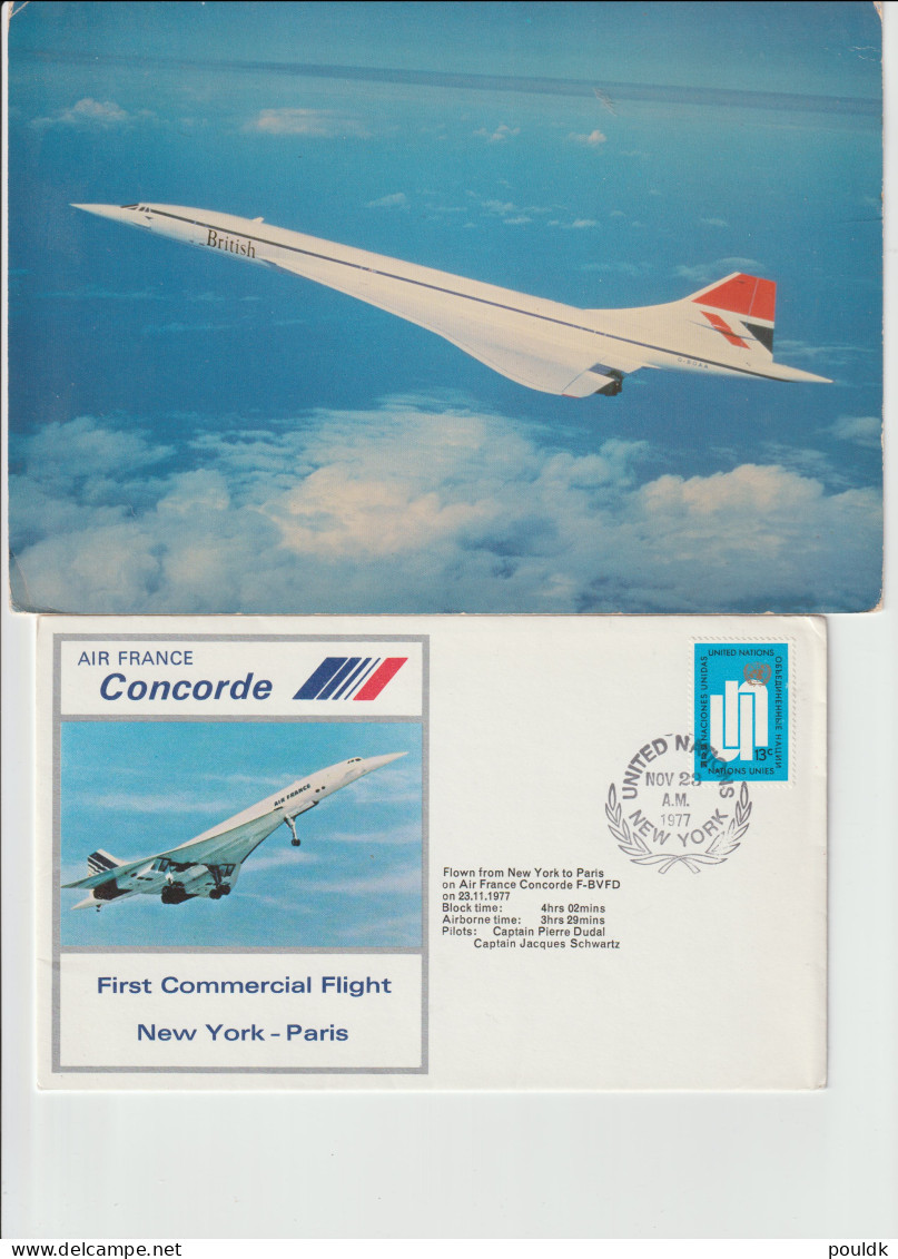 10 Concorde Covers, First Flights And Other Cover With Concorde Theme. Postal Weight Approx 90 Gramms. Please Read - Concorde