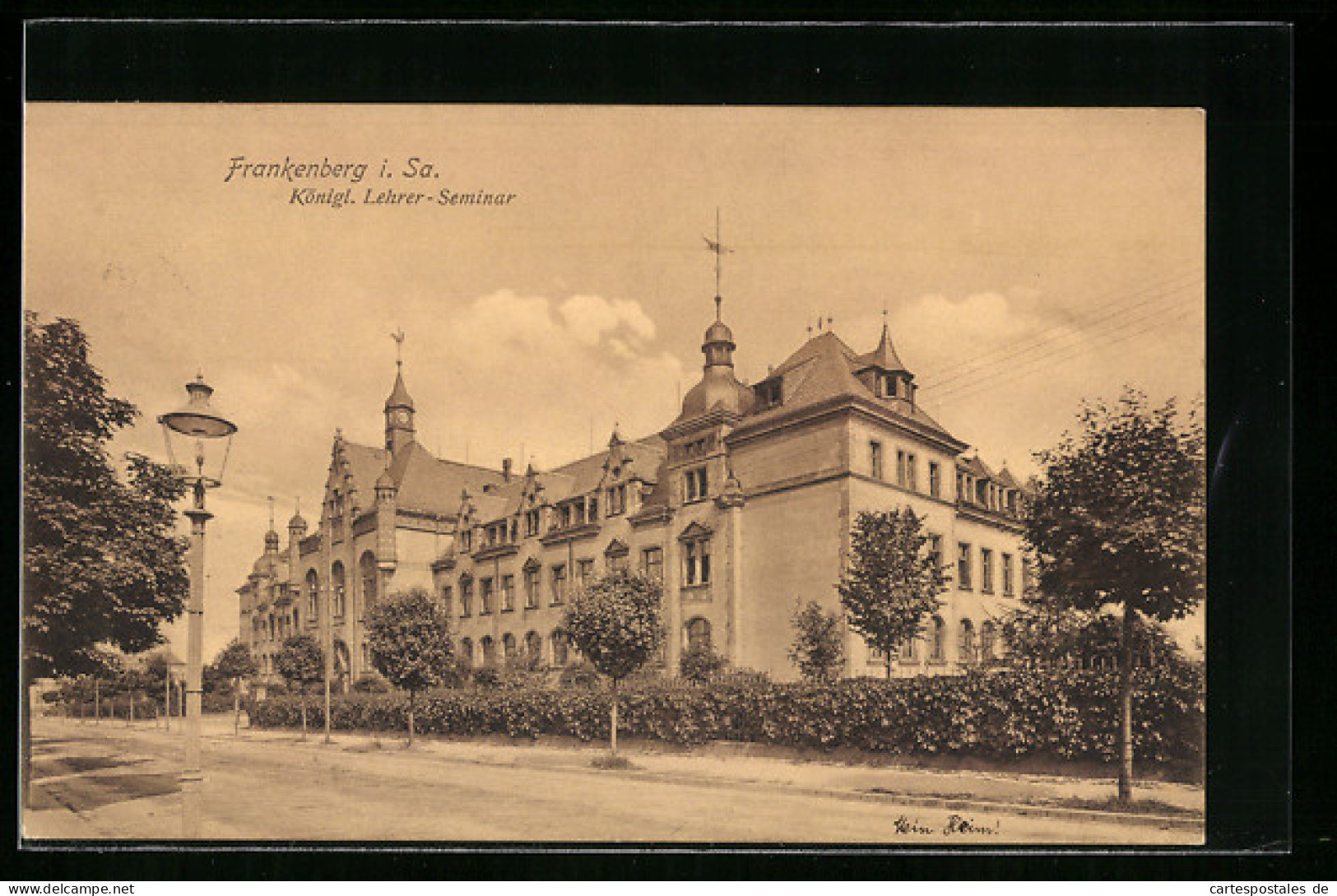 AK Frankenberg I. Sa., Königliches Lehrerseminar  - Frankenberg