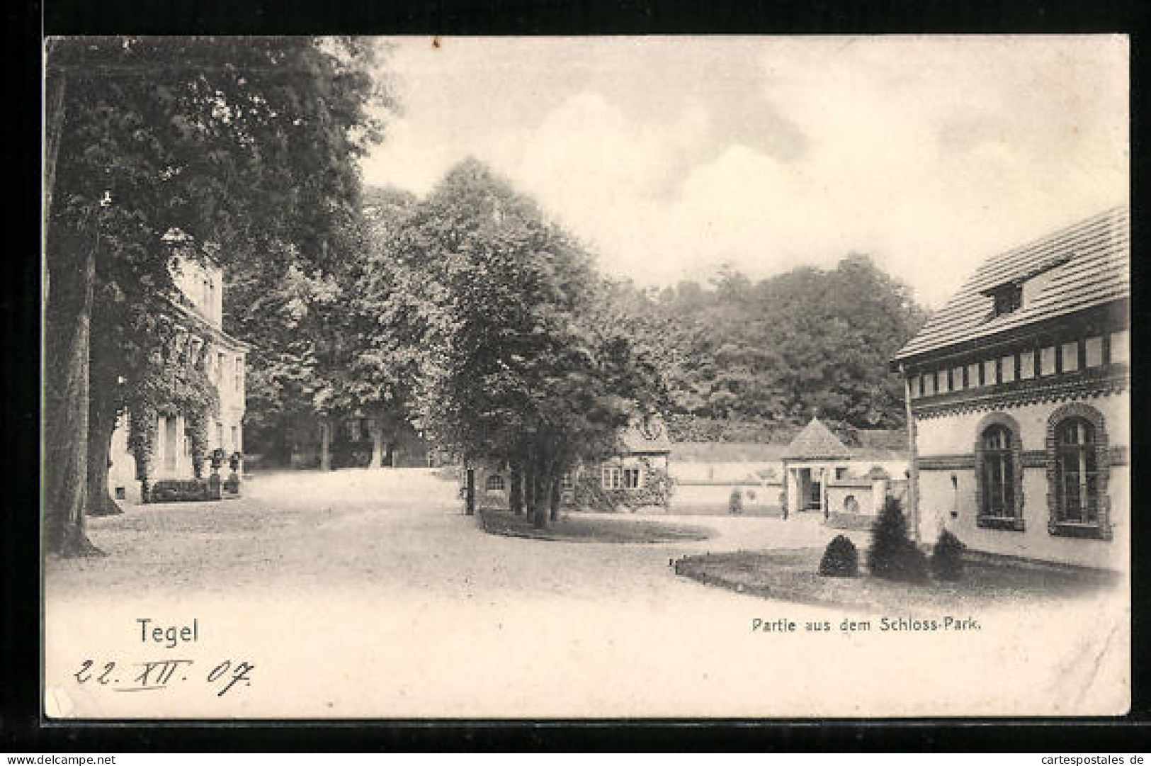 AK Berlin-Tegel, Schlosspark  - Tegel