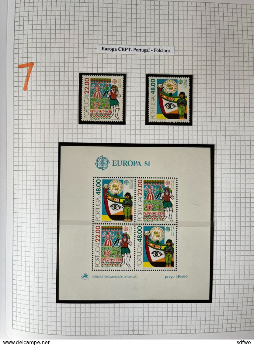 (CUP) Portugal Nice Stamps 7 - MNH - Ongebruikt