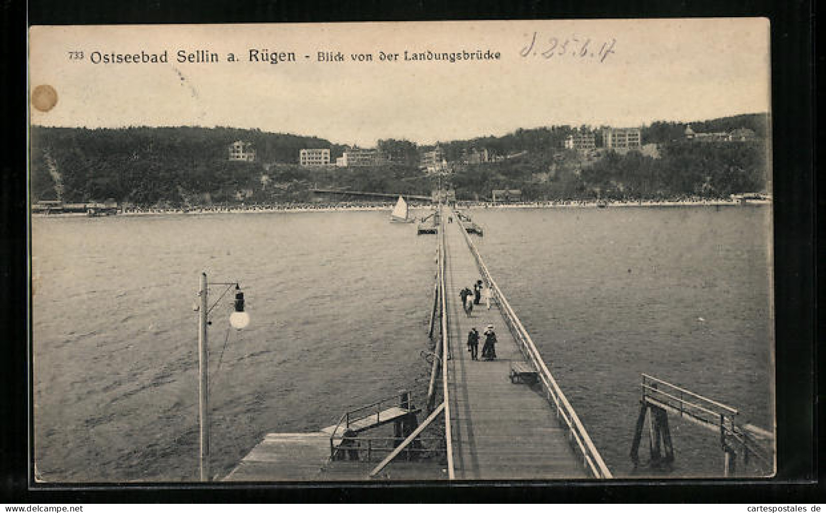 AK Sellin / Rügen, Blick Von Der Landungsbrücke  - Sellin