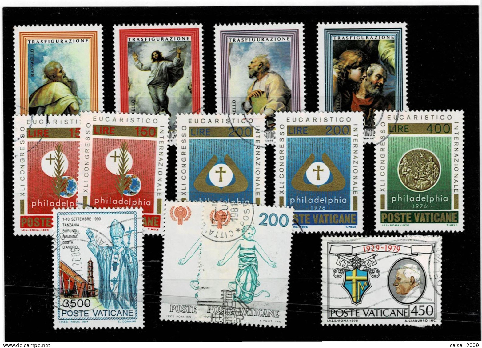 VATICANO ,13 Pezzi Usati ,anche 1 Serie Completa ,qualita Ottima - Used Stamps