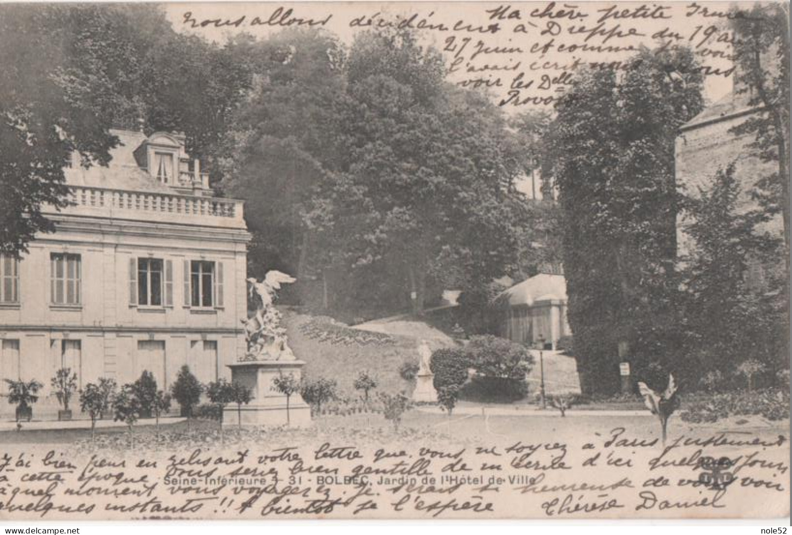 12.00€ : Jardin De L'Hotel De Ville - Voyagée - Bolbec