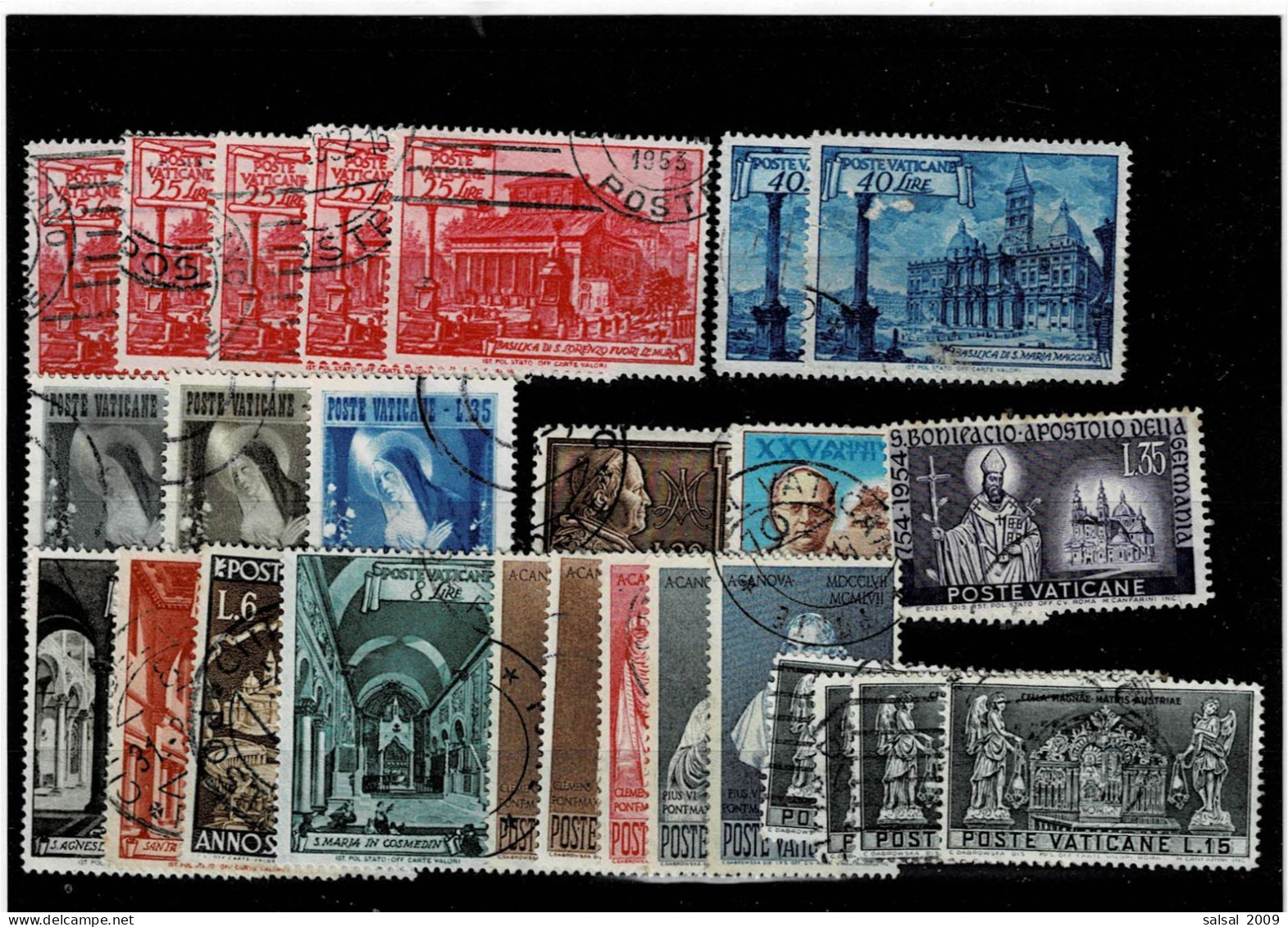 VATICANO ,26 Pezzi Usati ,anche Serie Complete ,qualita Ottima - Used Stamps