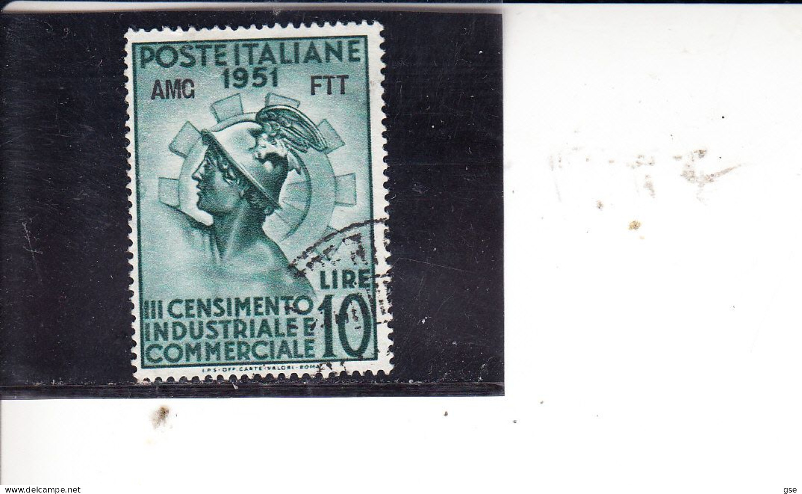 TRIESTE  1951 - Sassone 133° - Censimento Industriale - Used