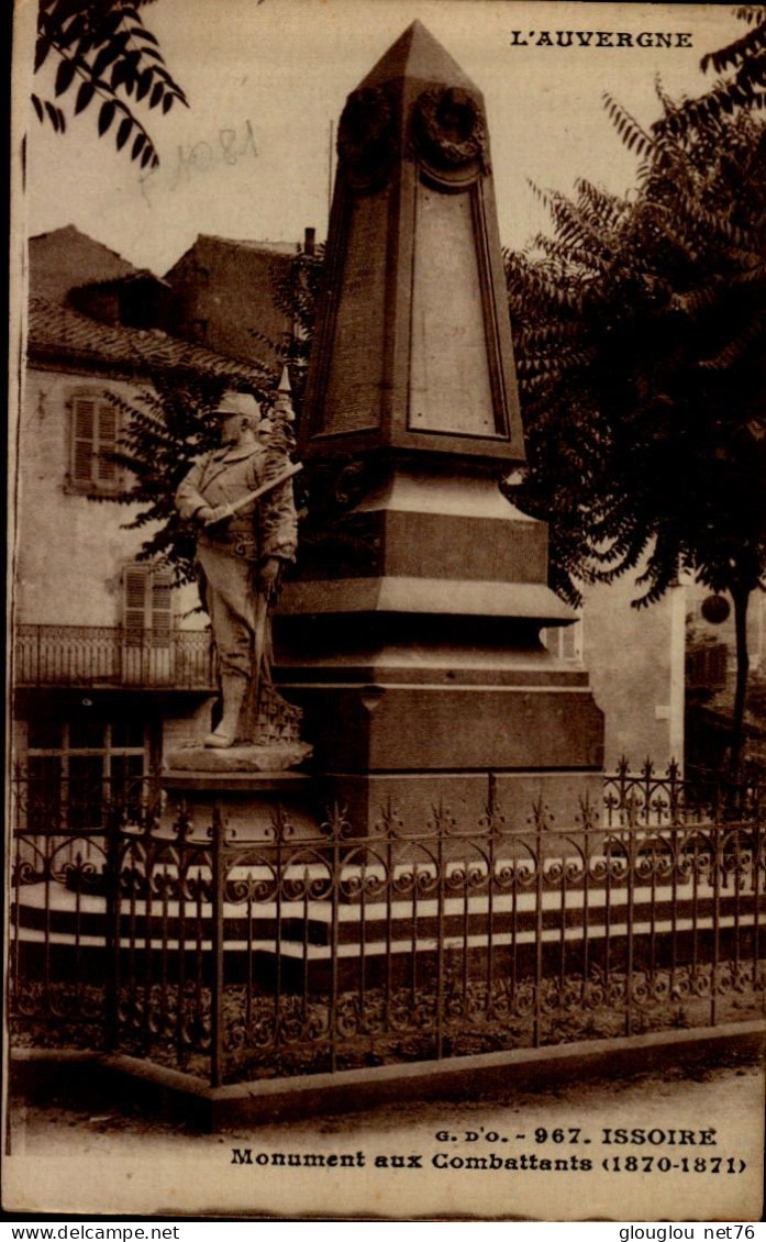 ISSOIRE  ..MONUMENT AUX MORTS...CPA - Monuments Aux Morts