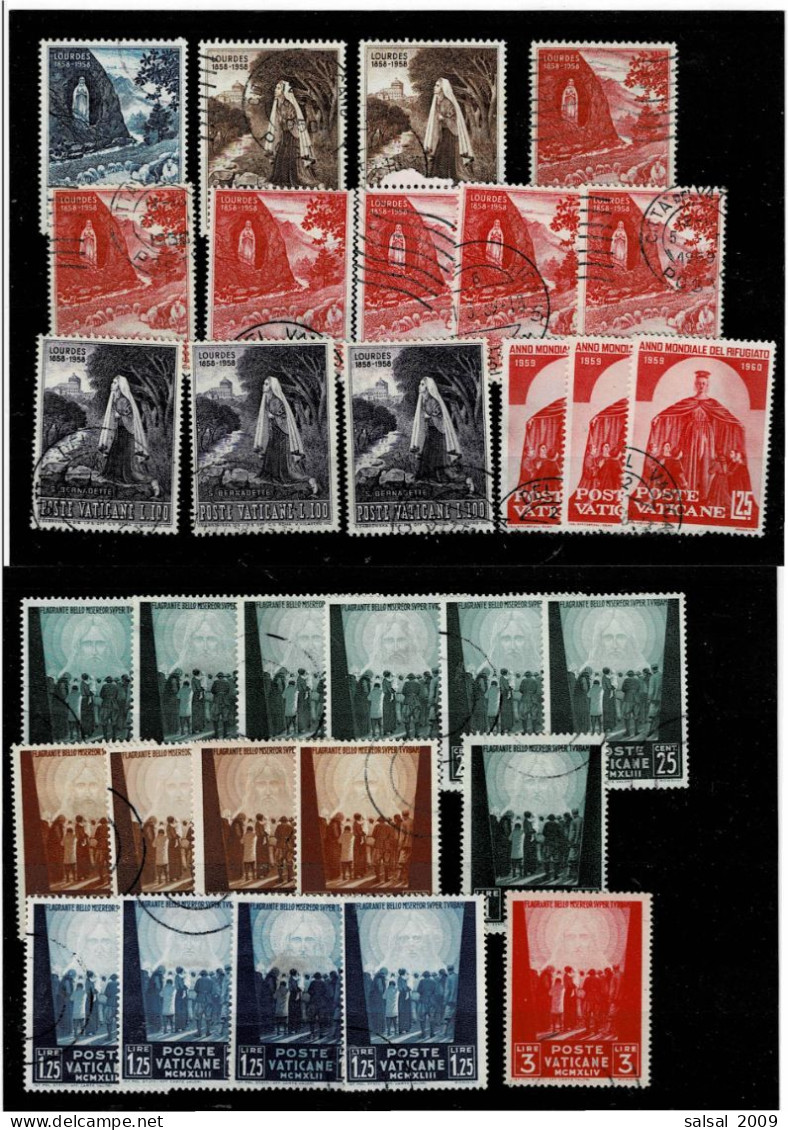 VATICANO ,31 Pezzi Usati ,qualita Ottima - Used Stamps