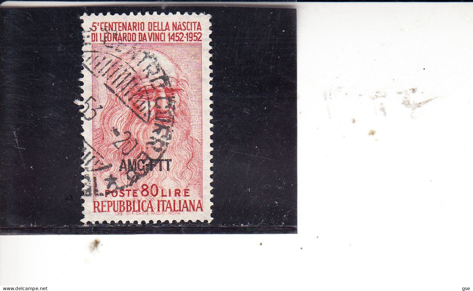 TRIESTE  1952 - Sassone 146° - Leonardo Da Vinci - Used