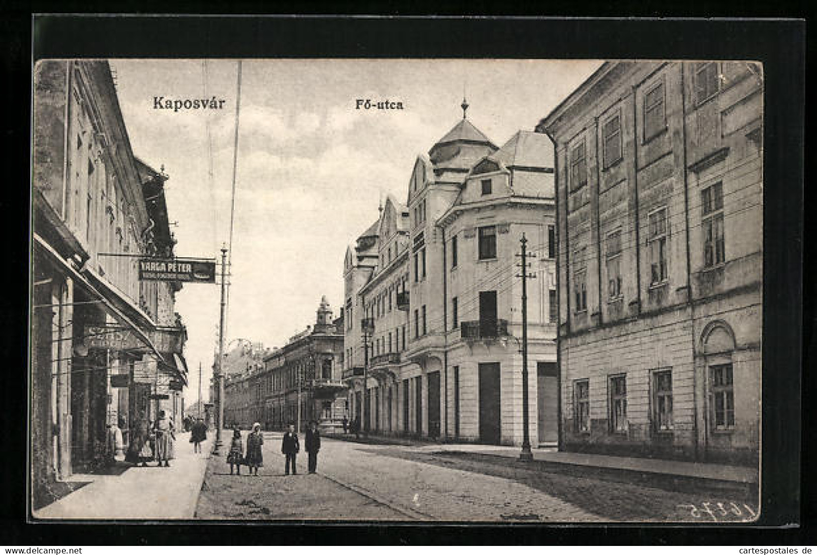 AK Kaposvár, Fö-utca  - Ungheria