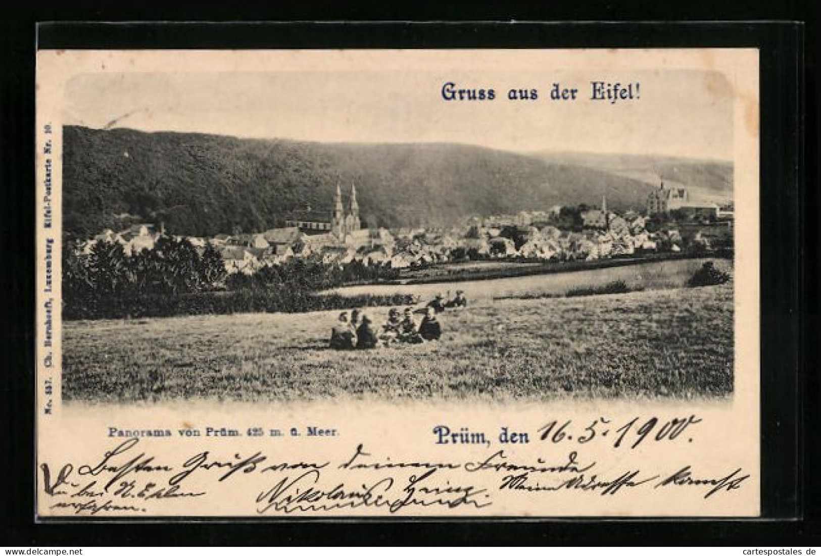 AK Prüm, Panorama Von Prüm, Eifel  - Pruem