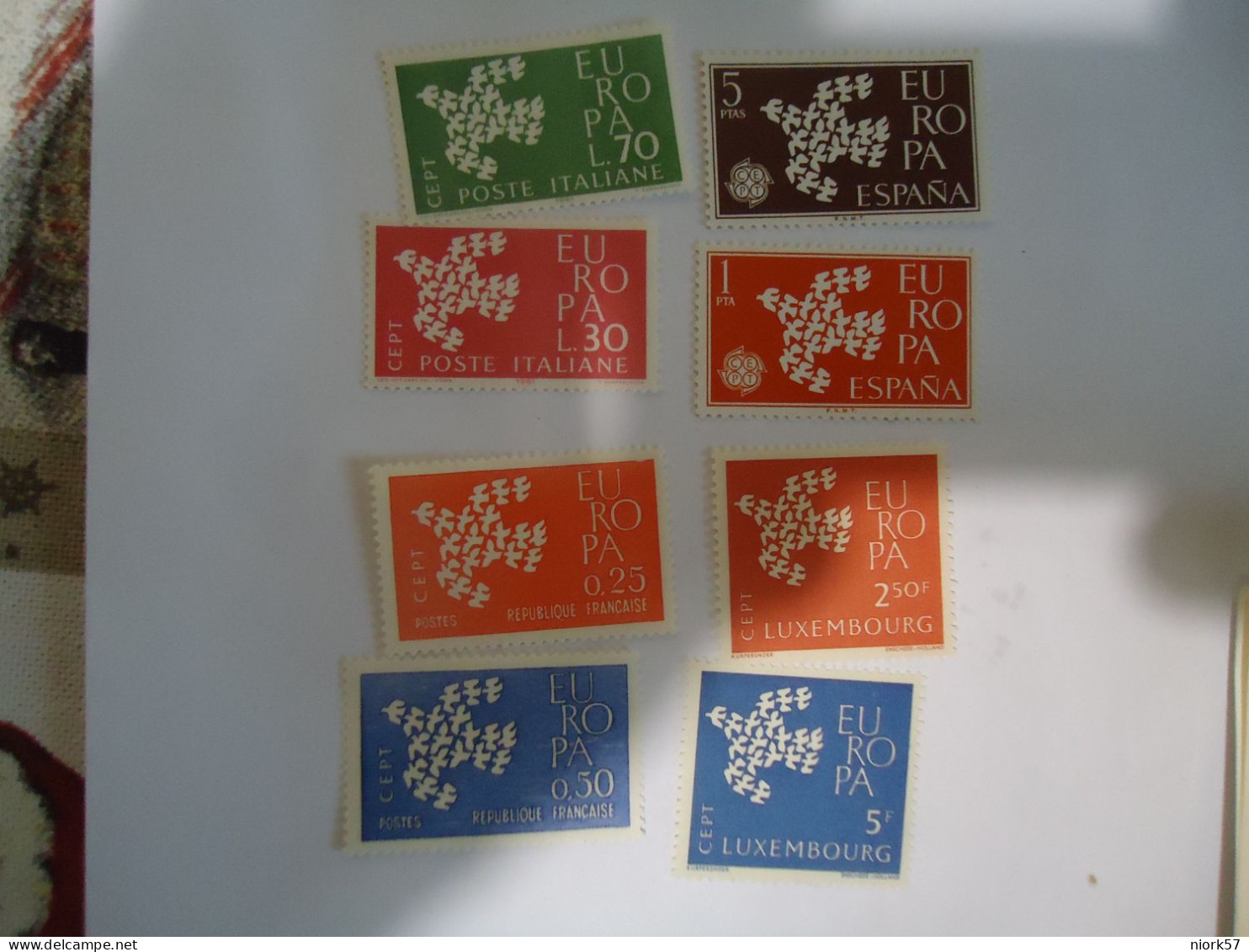 EUROPA 1961 LOT OF 6 COUNTRIES   MNH  STAMPS - 1961