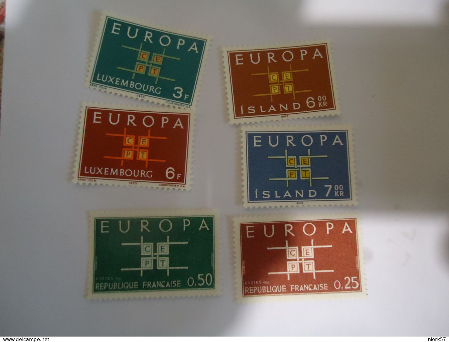 EUROPA 1963  LOT OF 3 COUNTRIES   MNH  STAMPS - 1963