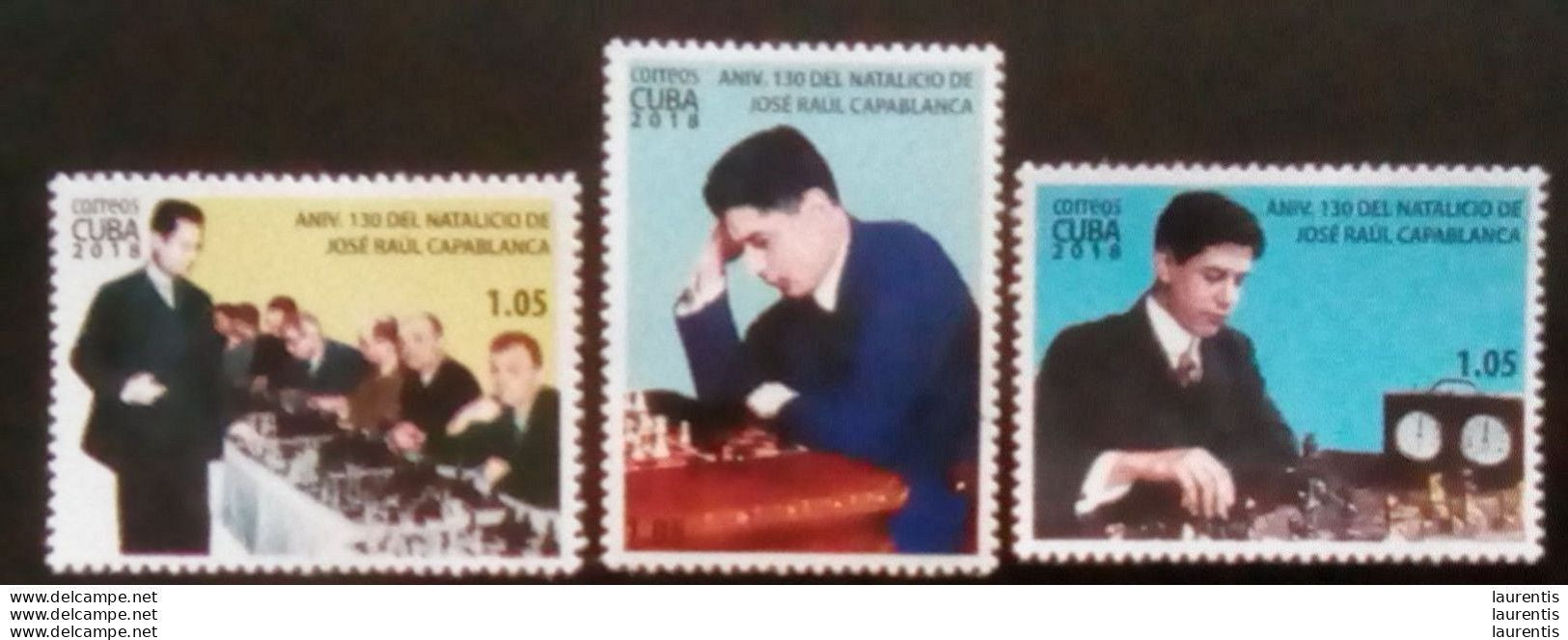 2583  Chess - Echecs - J R Capablanca - 2018 - MNH - Cb - 2,25 - Ajedrez