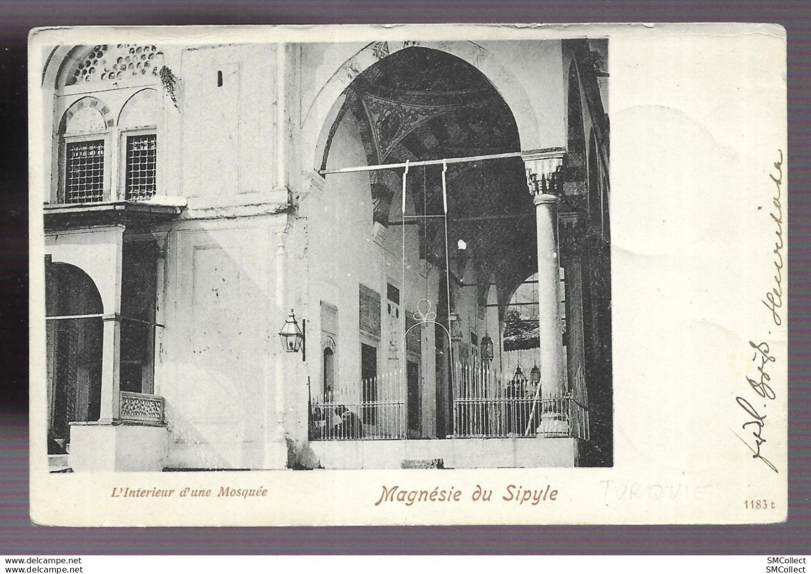 Turquie. Magnésie Du Sipyle (aujourd'hui Manisa) Ex-ville De Lydie. Cachet Du Levant Autrichien, Smyrne 1900  (6738) - Türkei