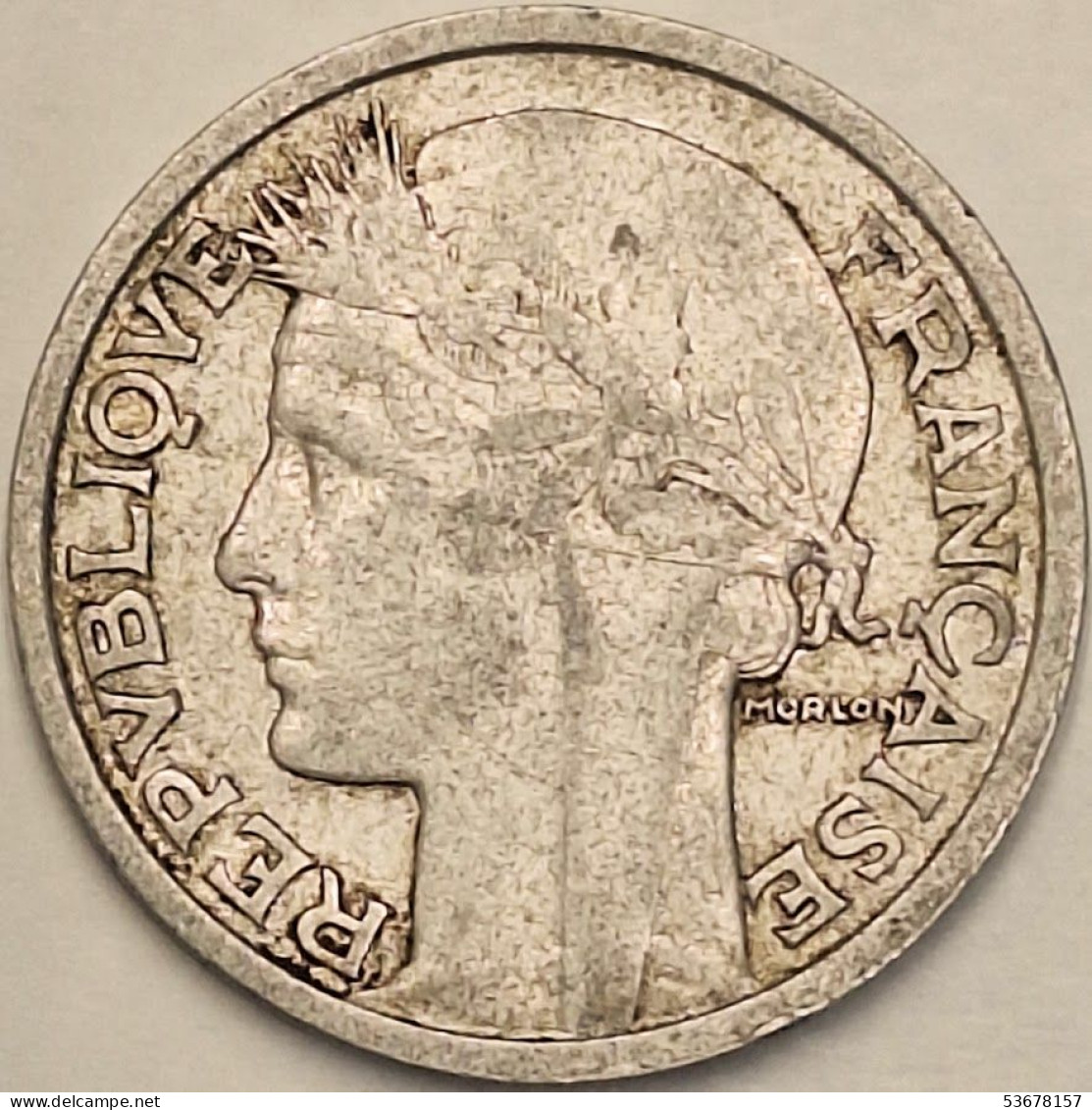 France - 2 Francs 1946, KM# 886a.1 (#4107) - 2 Francs