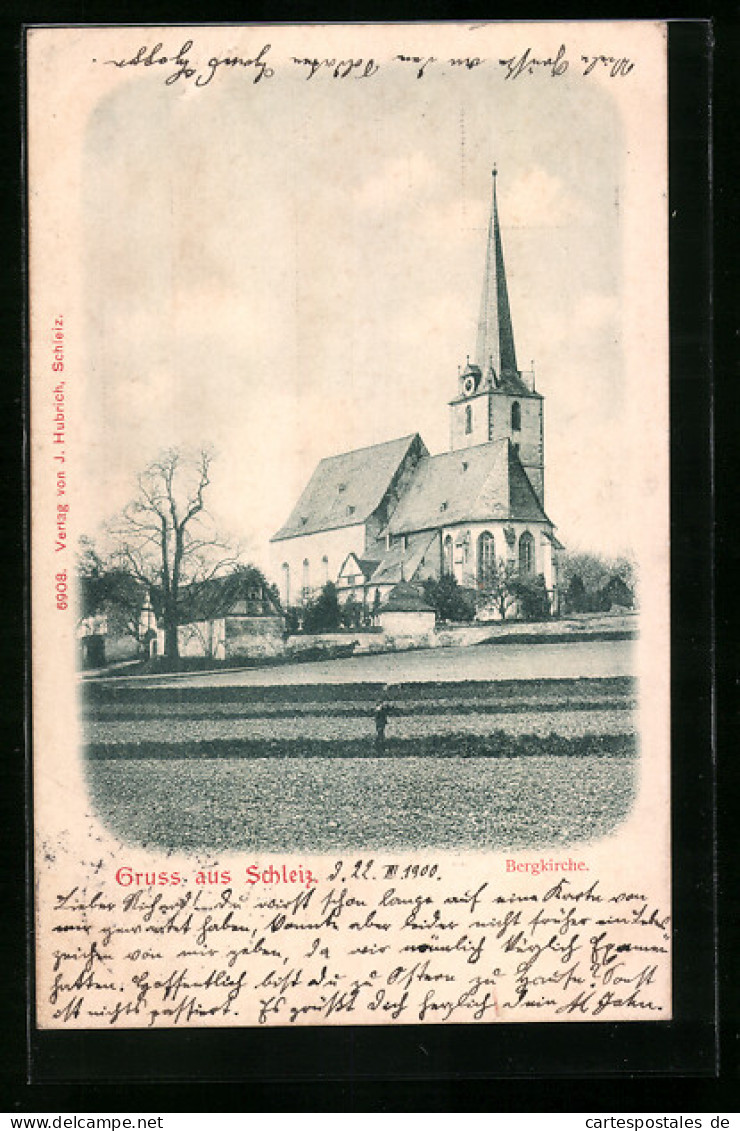 AK Schleiz, Bergkirche  - Schleiz