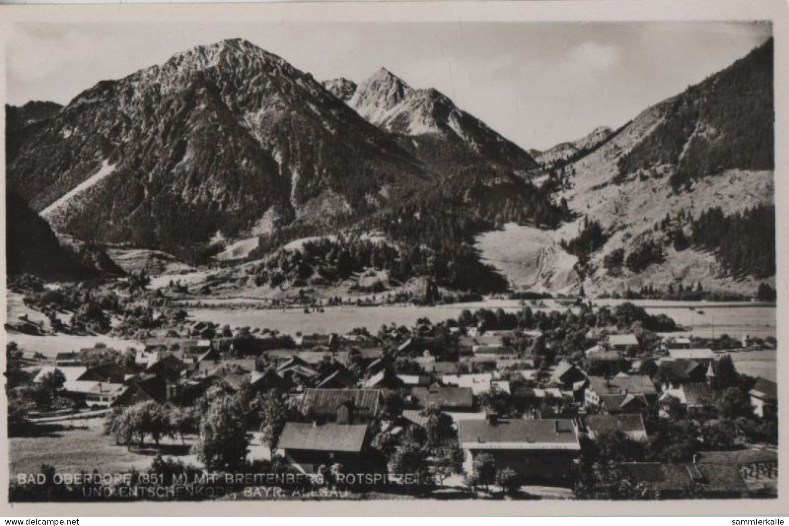 41709 - Bad Oberdorf - Mit Breitenberg - Ca. 1955 - Hindelang