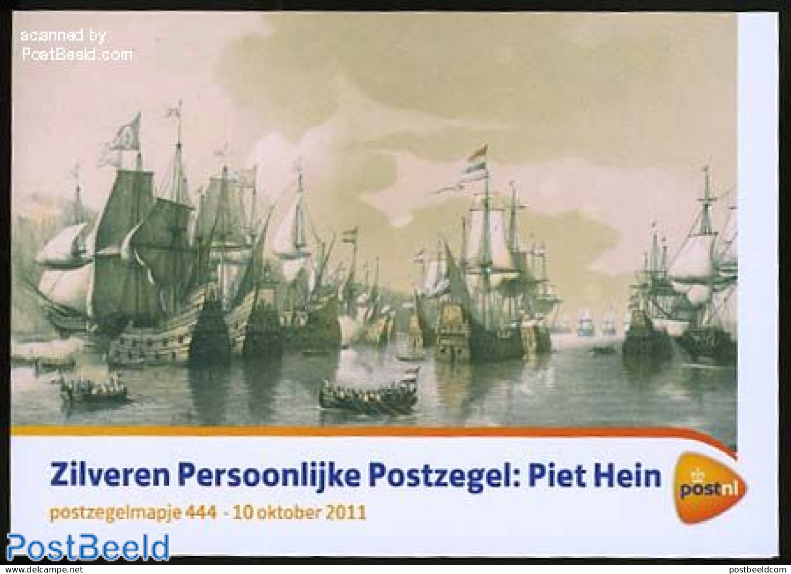 Netherlands 2011 Piet Hein, Metal Stamp Presentation Pack 444, Mint NH, Transport - Various - Ships And Boats - Other .. - Nuovi