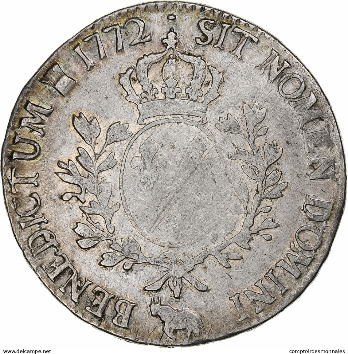 France, Louis XV, Écu Au Buste Lauré, 1772, Pau, Argent, TB - 1715-1774 Luigi XV Il Beneamato