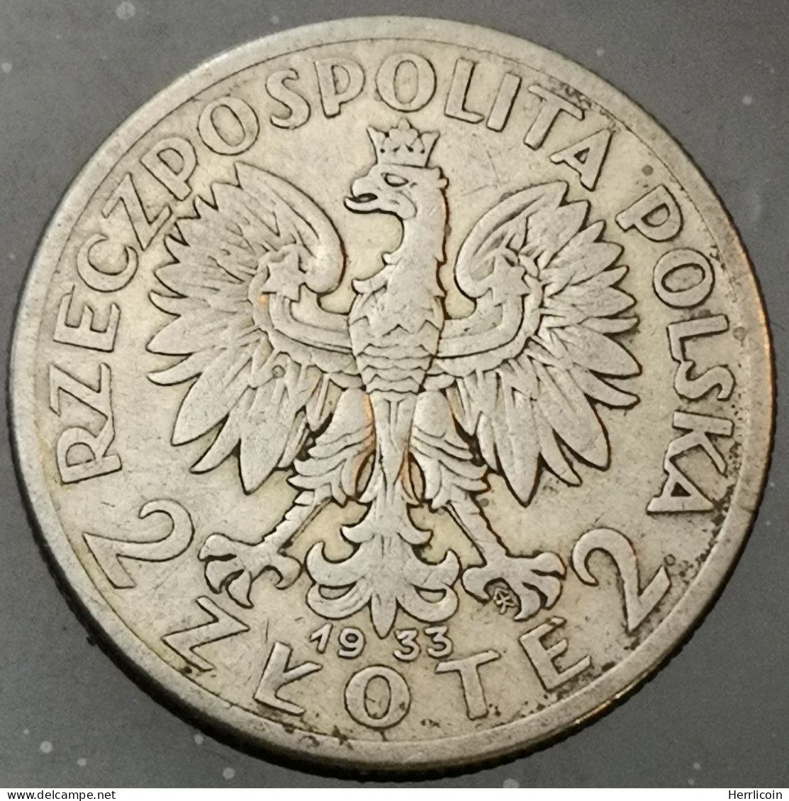 Monnaie Pologne - 1933 - 2 Zlotys Tête De Femme - Pologne