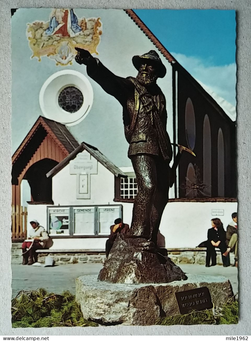 KOV 401-104 - AUSTRIA, TIROL, OBERGURGL, OTZTAL, MARTINUS SCHEIBER STATUE - Sölden