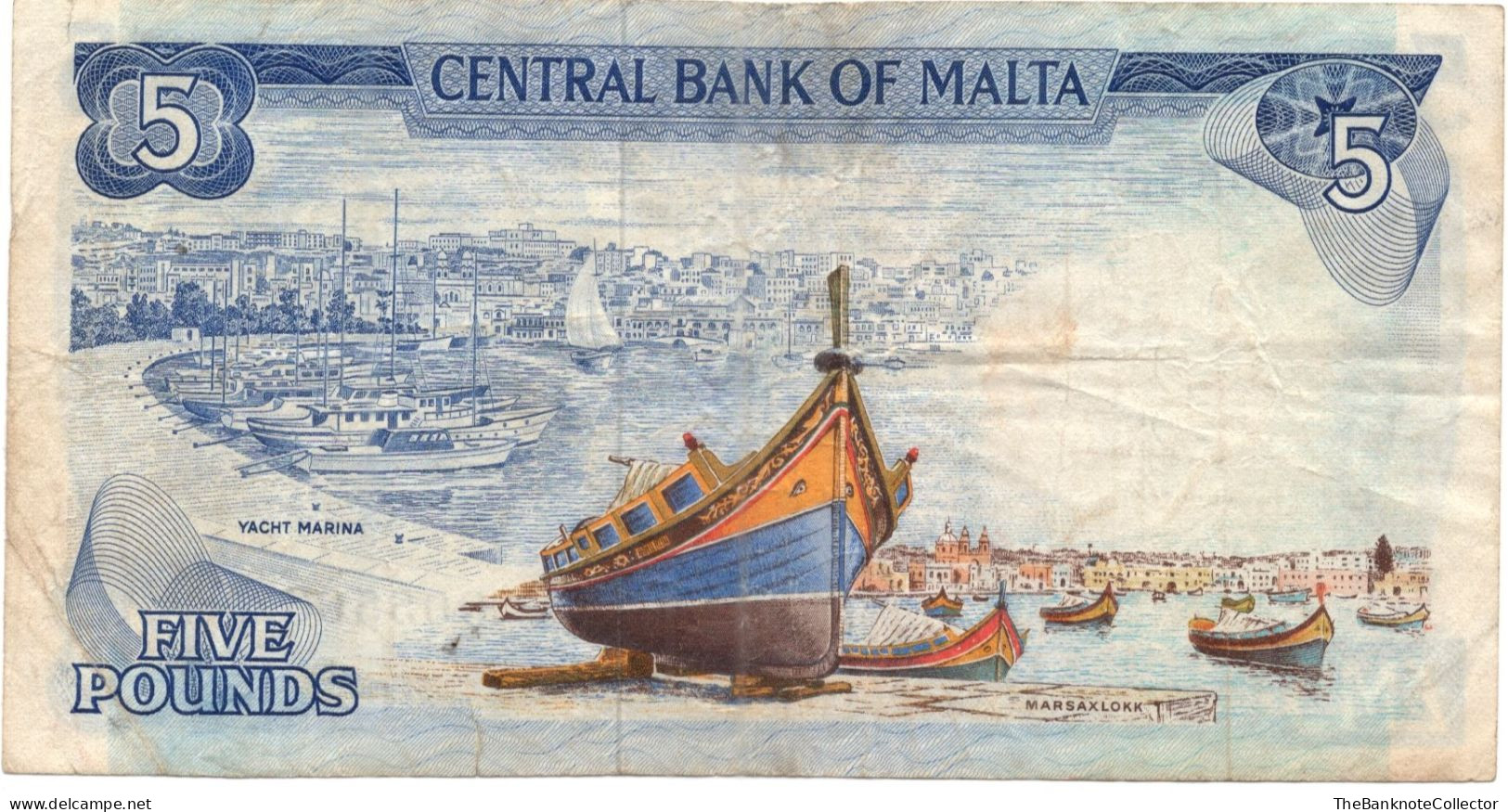 Malta 5 Liri  ND1967 P-34 Very Fine - Malta