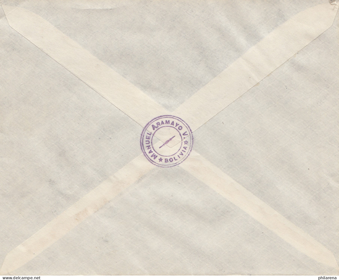 Bolivia/Bolivien: 1954: Registered Cover To Oruro - Bolivia