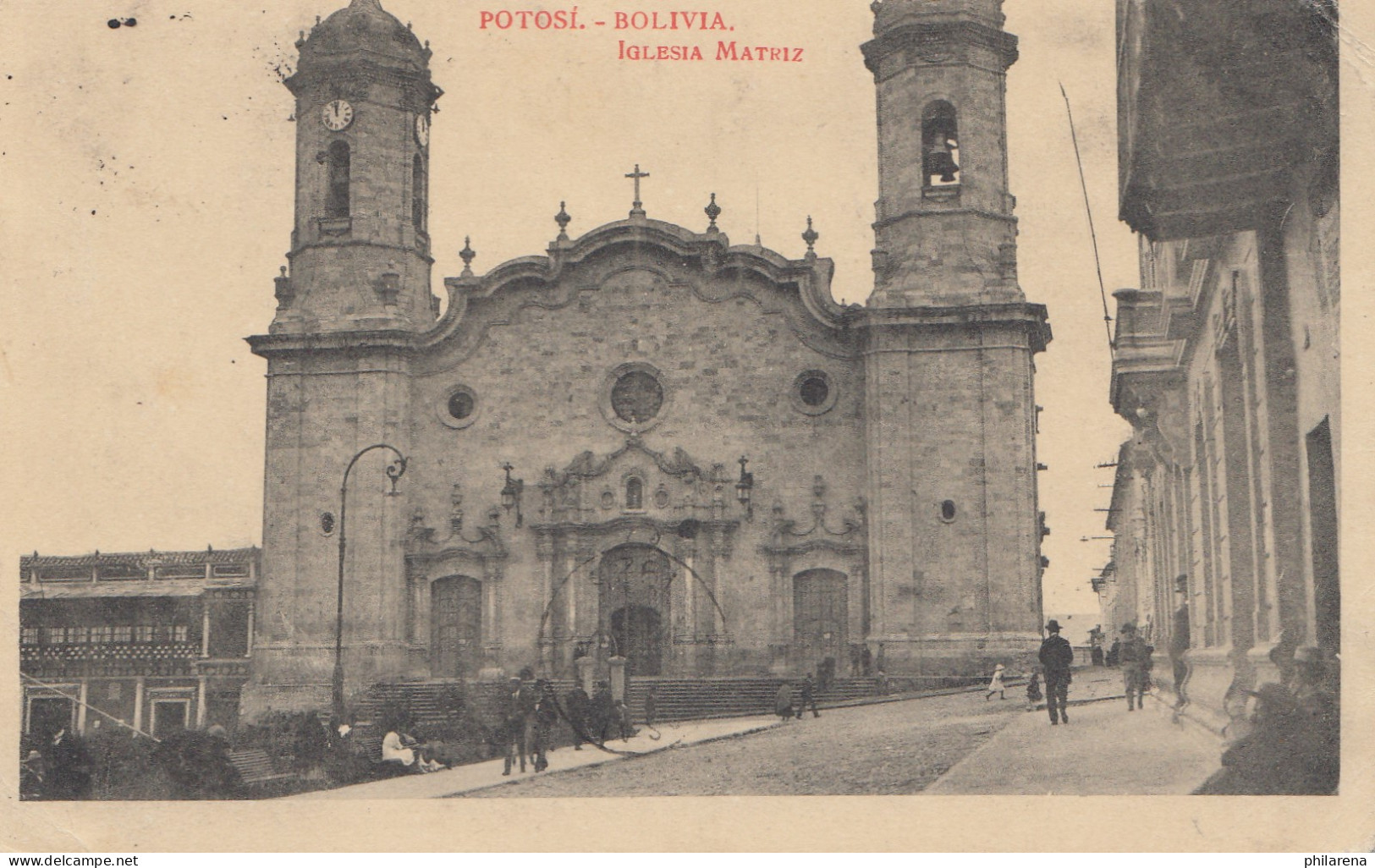 Bolivia/Bolivien: 1925: Post Card Potosi To France - Bolivia