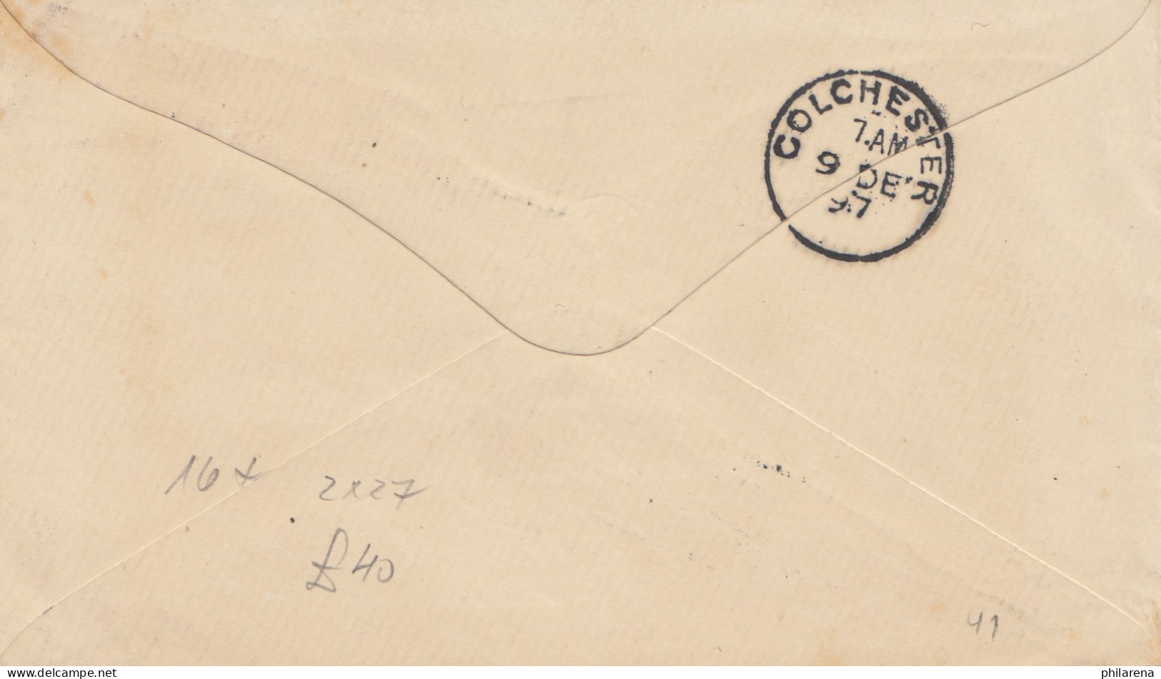 Jamaica 1897: Letter Kingston To England - Jamaique (1962-...)