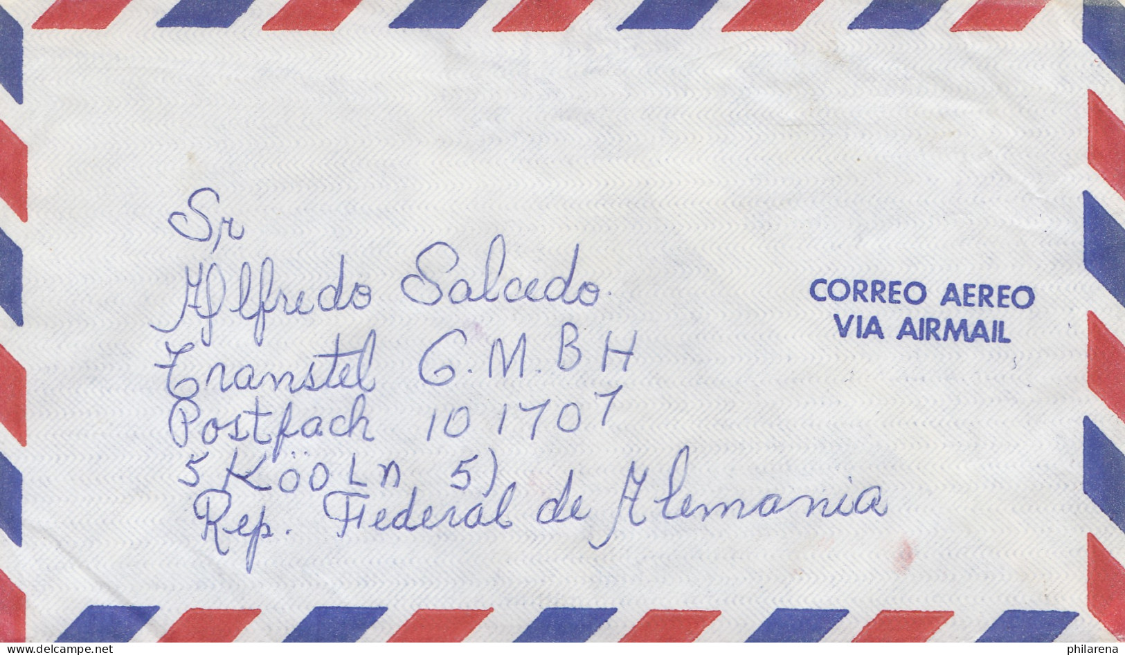 Costa Rica: 1977 Letter San Jose To Köln - Costa Rica